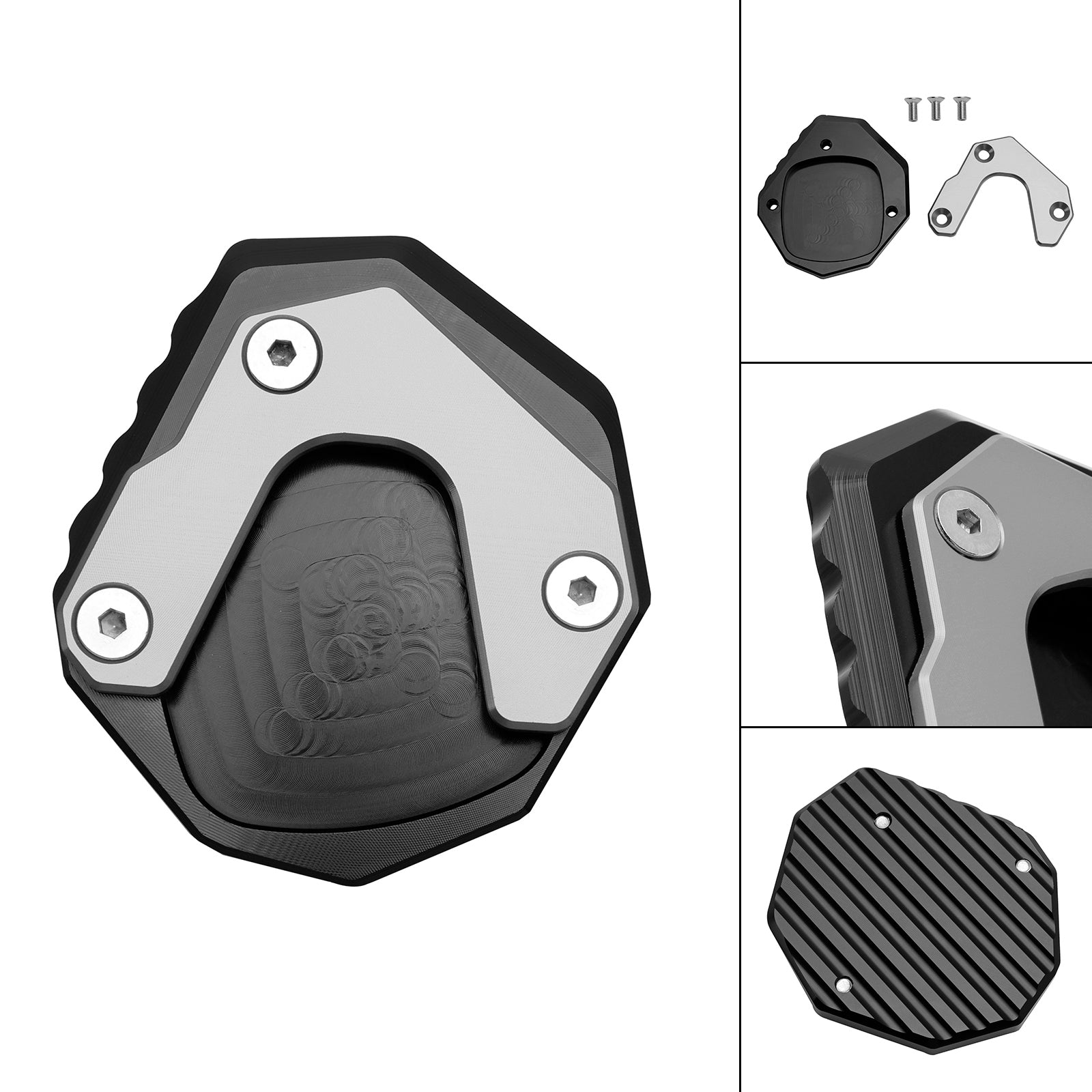 Kickstand Enlarge Plate Pad fit for Honda XL 750 Transalp CB750 Hornet 23-24