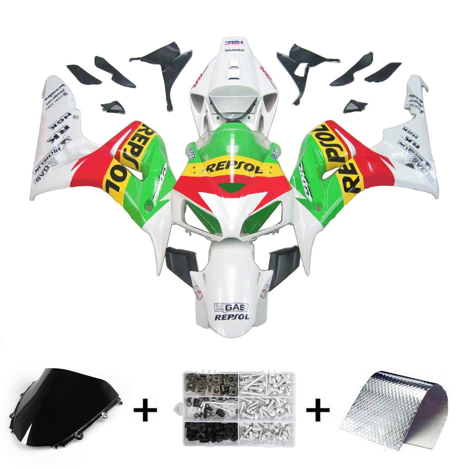 Honda CBR1000RR 2006-2007 Fairing Kit Bodywork Plastic ABS