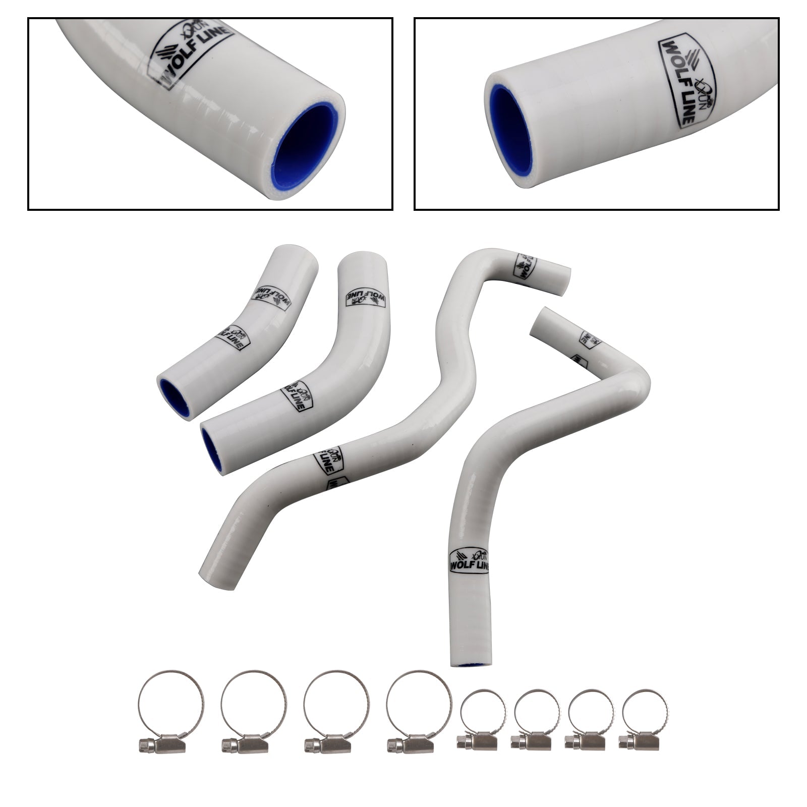 Silicone Radiator coolant Hose kit For Yamaha Tenere 700 2019-2024