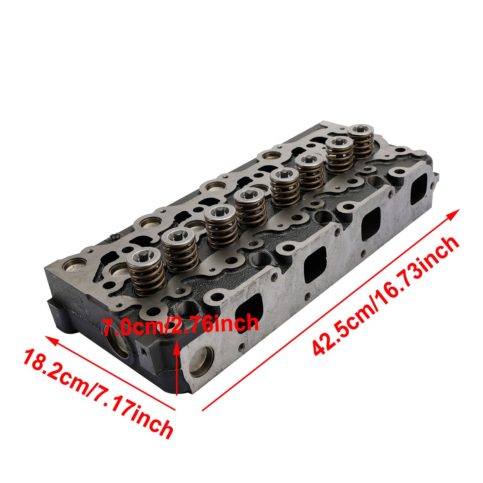 New "Complete" Cylinder Head Fits For Kubota V2403 Engine With Valves