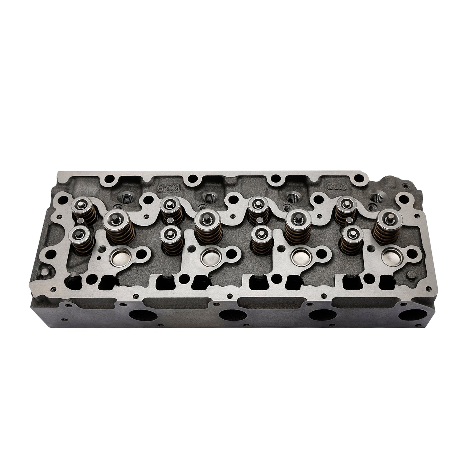Complete Cylinder Head W/ Valve+Gasket For Kubota V3300 V3300-DI Engine 12V