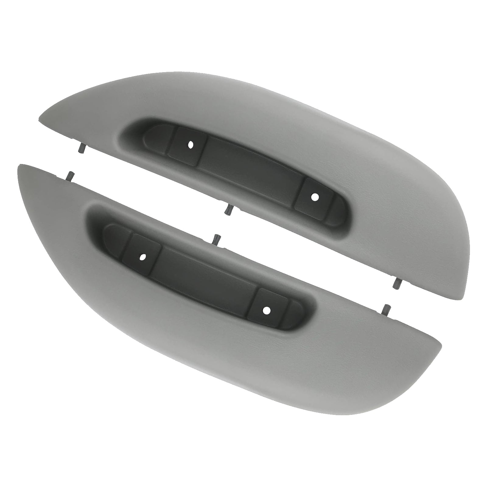 1996-2002 Chevrolet Express 1500/2500/3500All Body Style Front Left & Right Gray 2PCS Door Armrest Pull Handle Cover 12376629