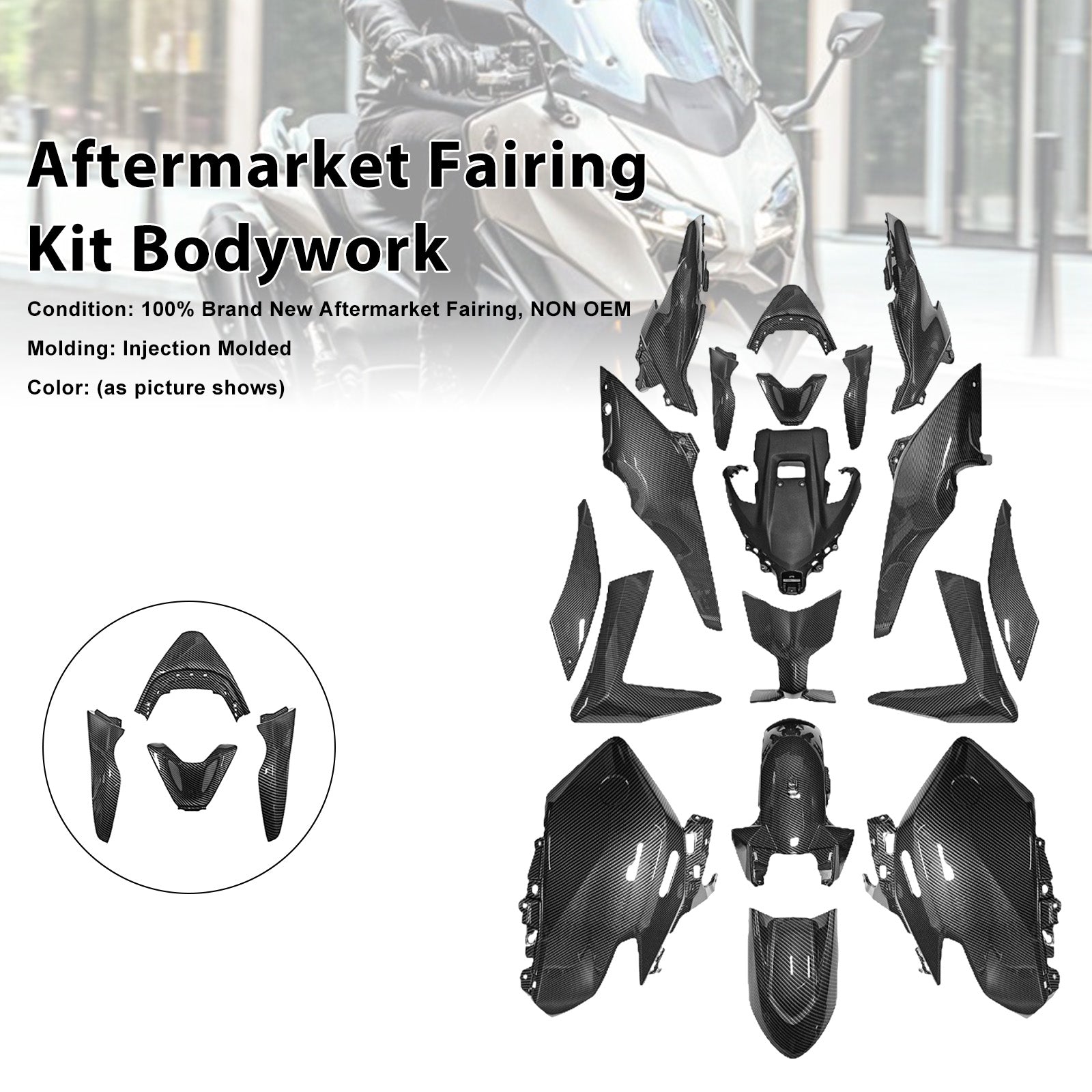 2025-2026 for Yamaha TMAX560 Injection Bodywork Fairing Kit