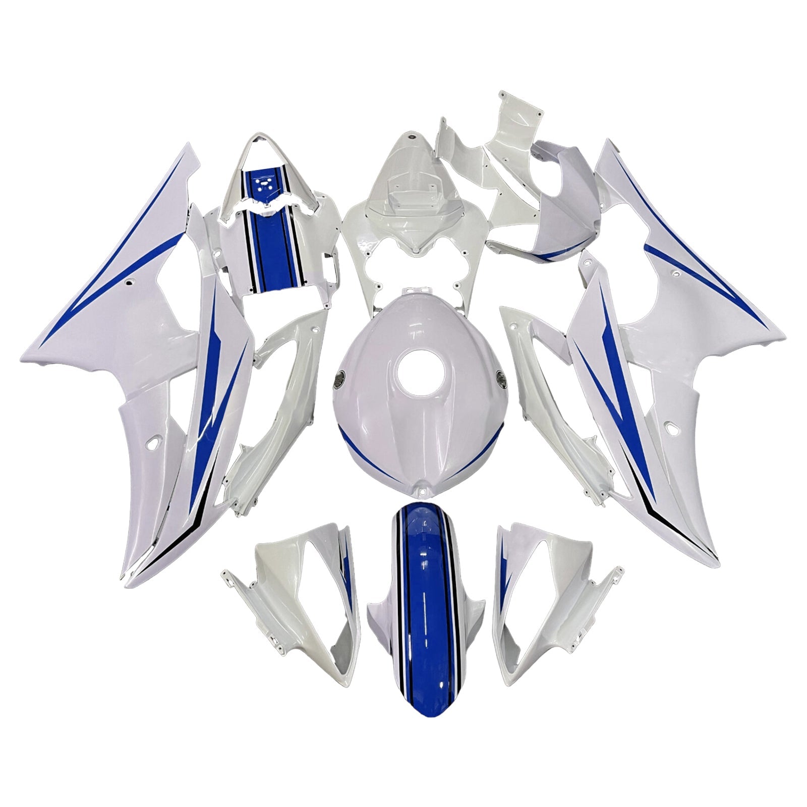 Injection Fairing Kit Bodywork Plastic ABS For Yamaha YZFR6 YZF-R6 2008-2016