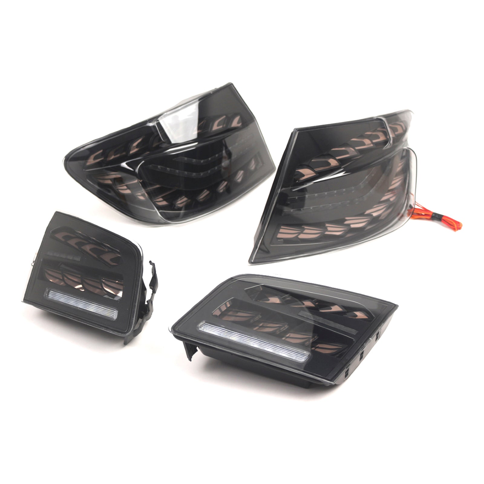 2010-2016 BMW 6th Gen 5-Series5F10 F18 M5 L&R Smoked LED Tail Lights Rear Lamp Assembly