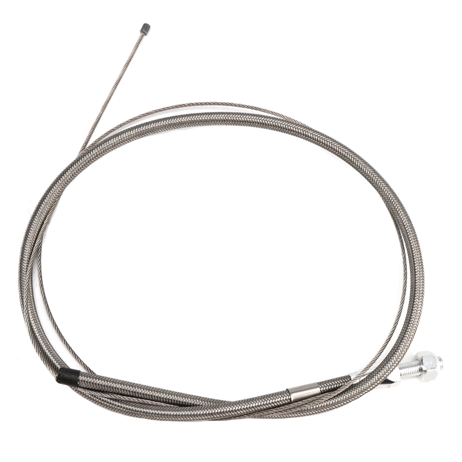 Universal Street Hot Rod Aluminum Gas Pedal 24" SS Throttle Cable & Spring Set