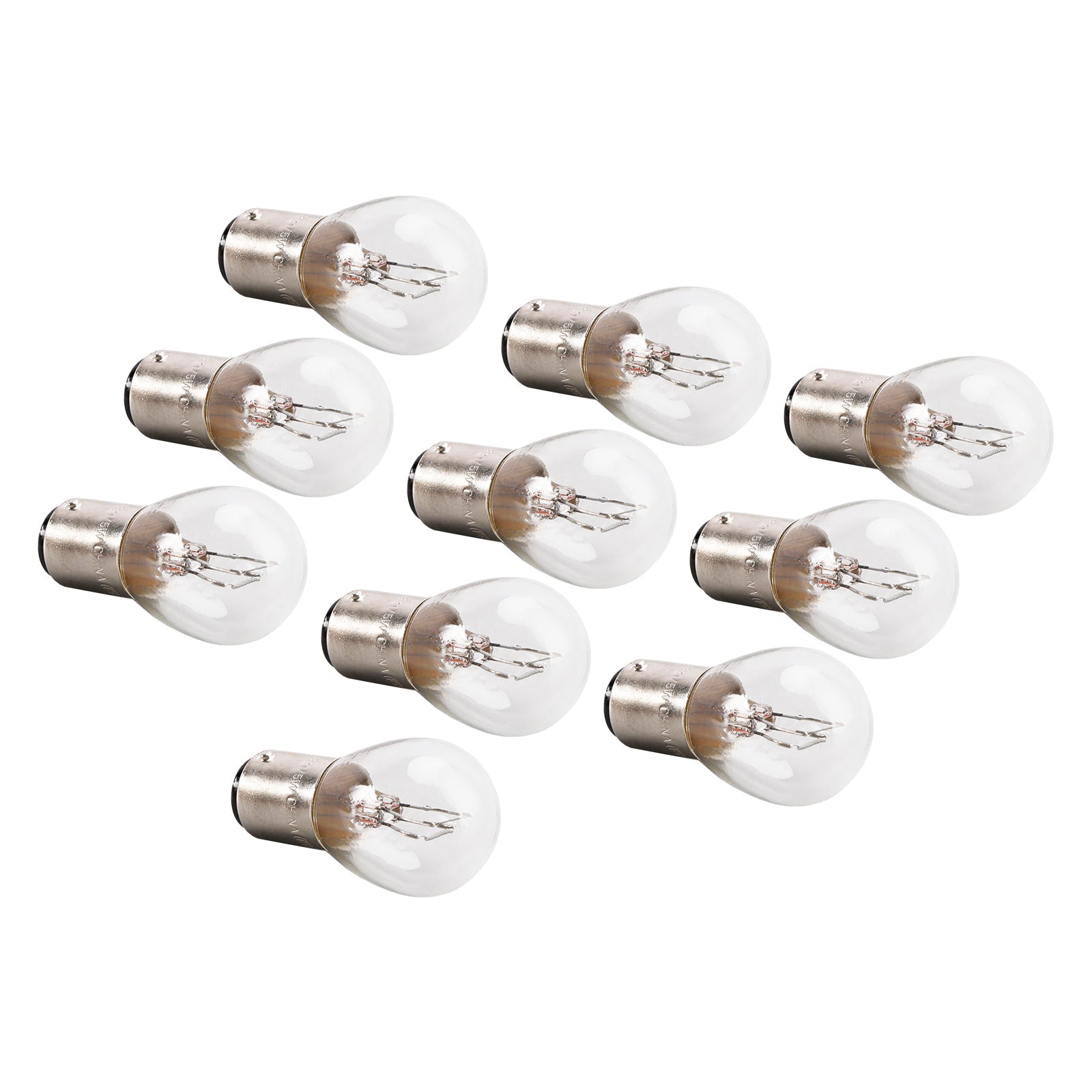 10PCS Car Light Tubular Lamp bulb P21/5W BAY15D 7528 12V 21/5W For OSRAM
