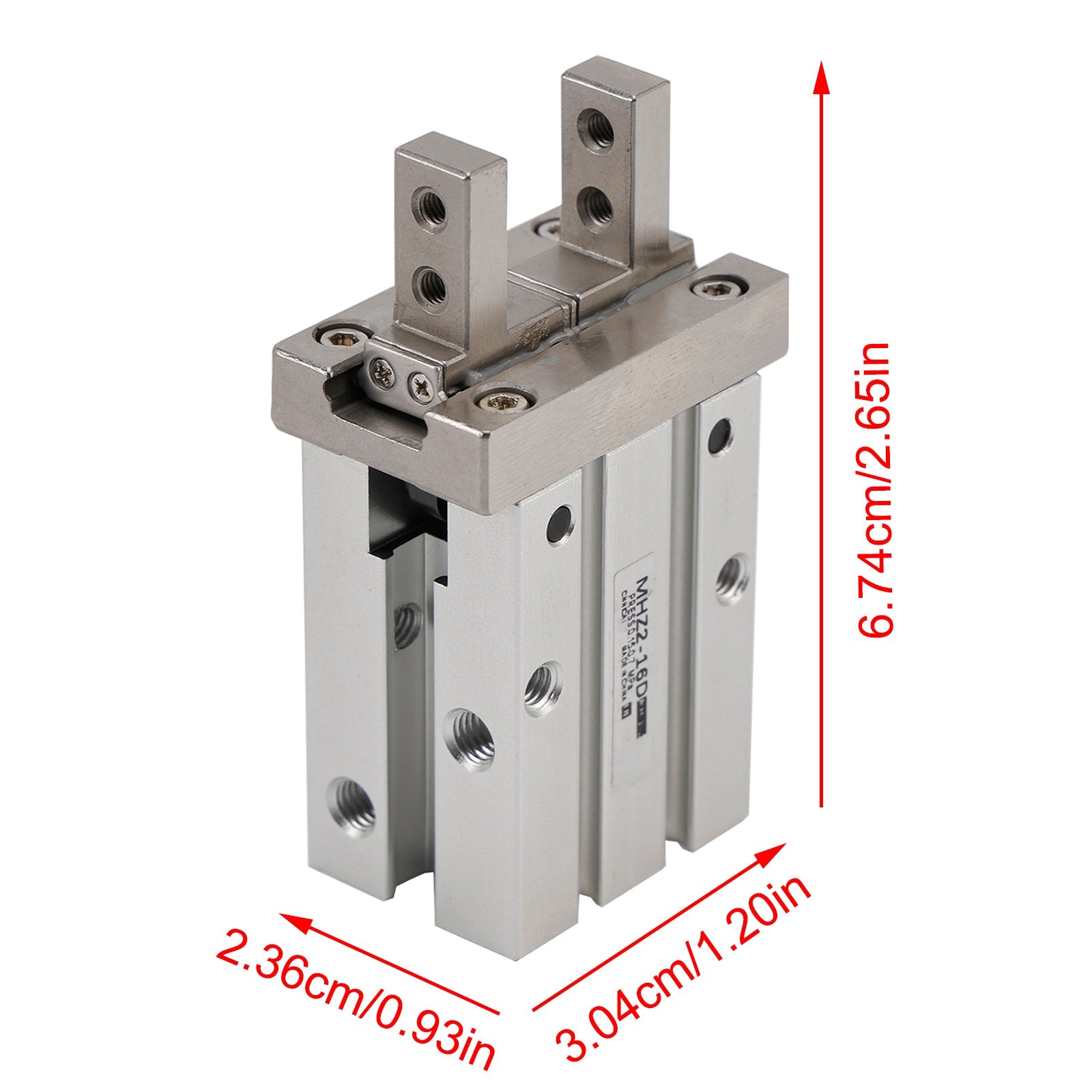 MHZ2-16D Pneumatic Parallel Air Gripper Cylinder SMC Type Bore 16mm