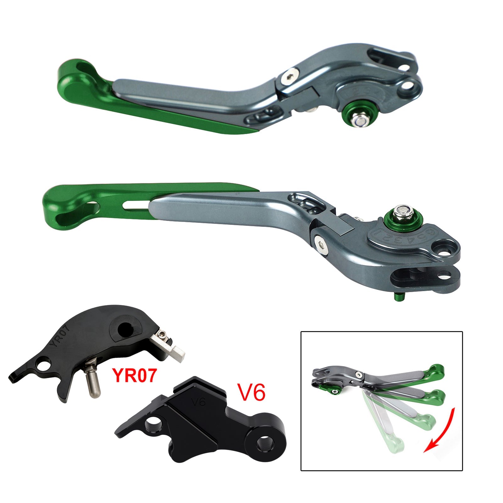 Adjustable Clutch Brake Lever fit for YAMAHA XSR900 XSR900GP MT-09 2024-2025