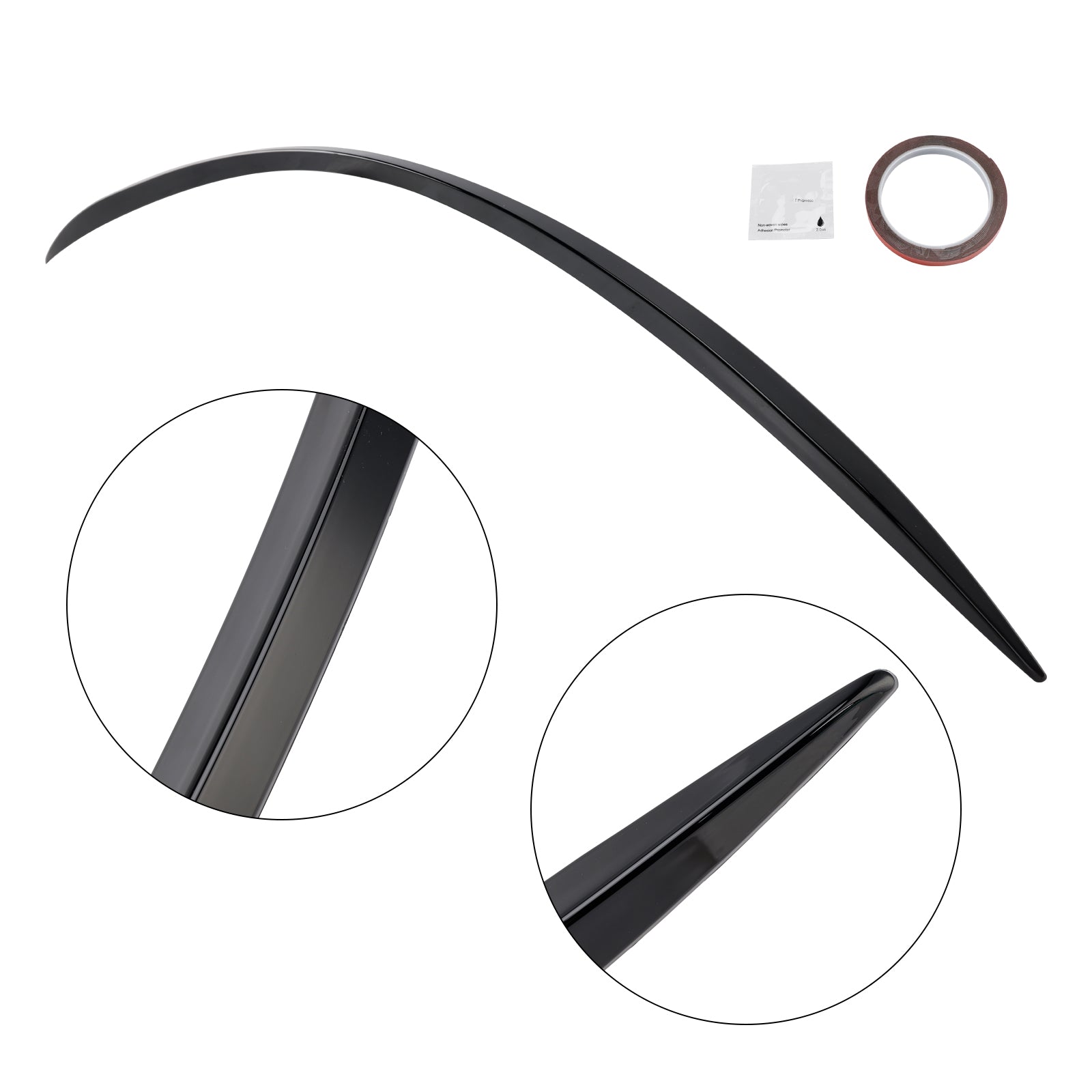 Gloss Black Rear Spoiler For Mercedes-Benz C-Class W205 2014-2121 C63 Style