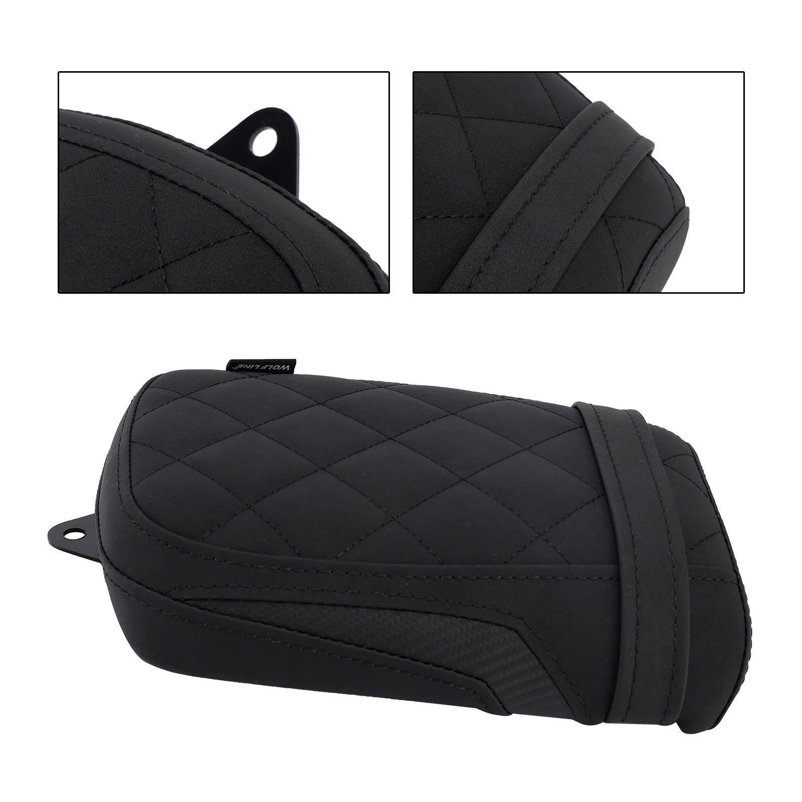2024-2025 Kawasaki Eliminator 500 Rear Seat Passenger Cushion Flat Pu Black