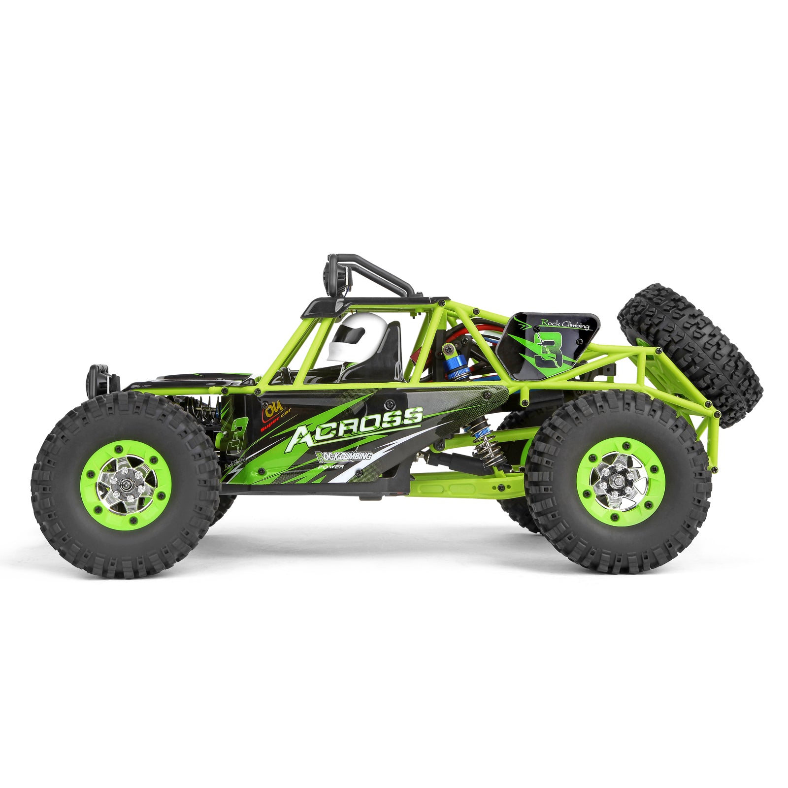 RC Car Electric Brushed Crawler RTR Auto Gift Wltoys 12427 1/12 Scale 2.4G 4WD Green