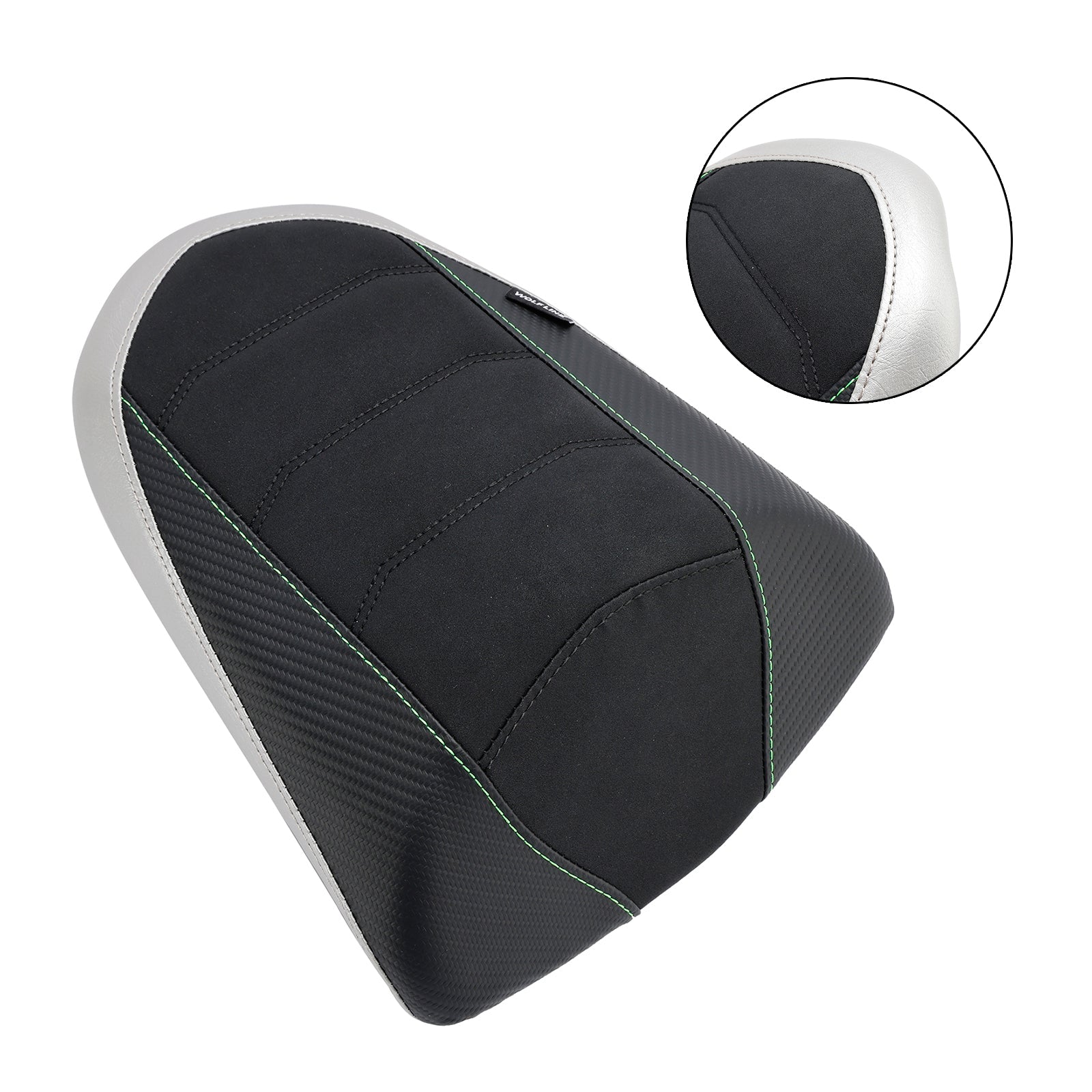 2022-2023 KAWASAKI Ninja 1000SX Rear Passenger Seat Cushion Pillion Flat Green