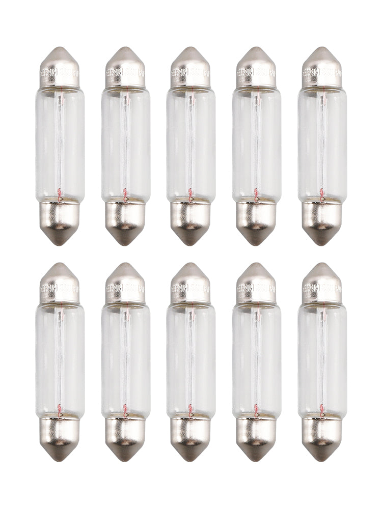 10PCS Car Light Tubular Lamp bulb C5W SV8.5 41MM 6424 24V 5W For OSRAM