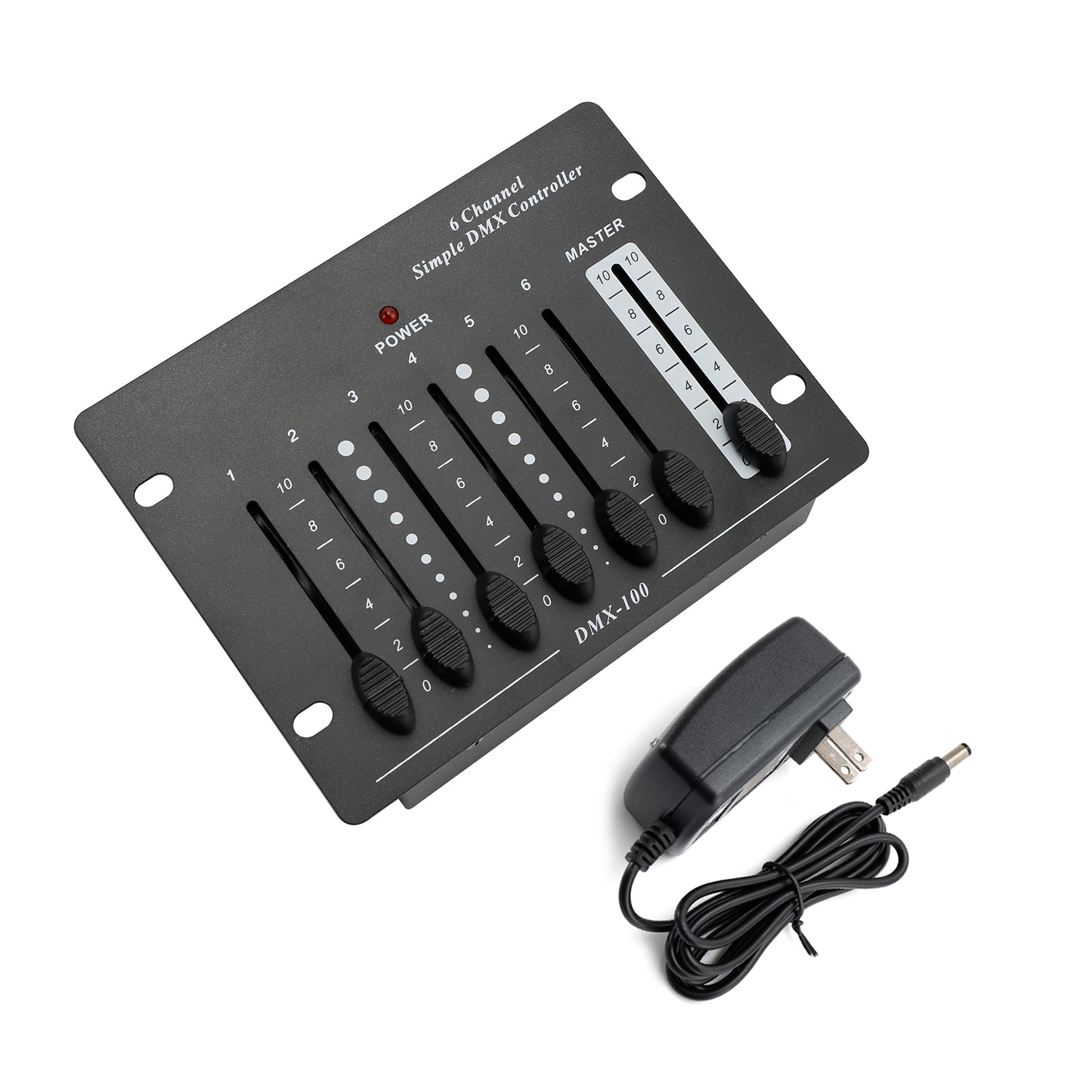 6 Channel Simple DMX Controller DMX Disco Party Console For Stage Club DJ Light