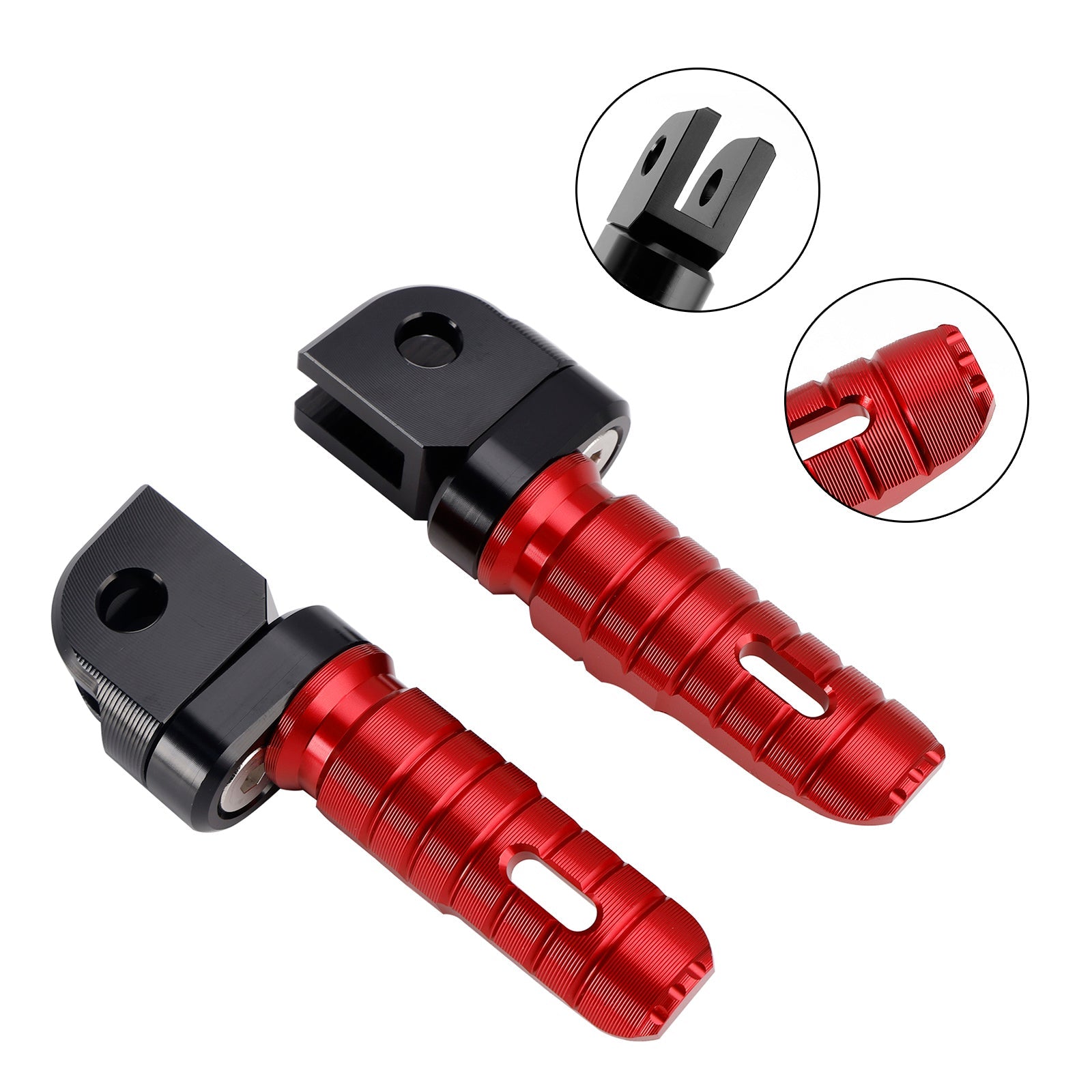 Front Footrests Foot Pegs fit for KAWASAKI ZX-4R ZX-4RR 24-25 NINJA 400 2018-2024