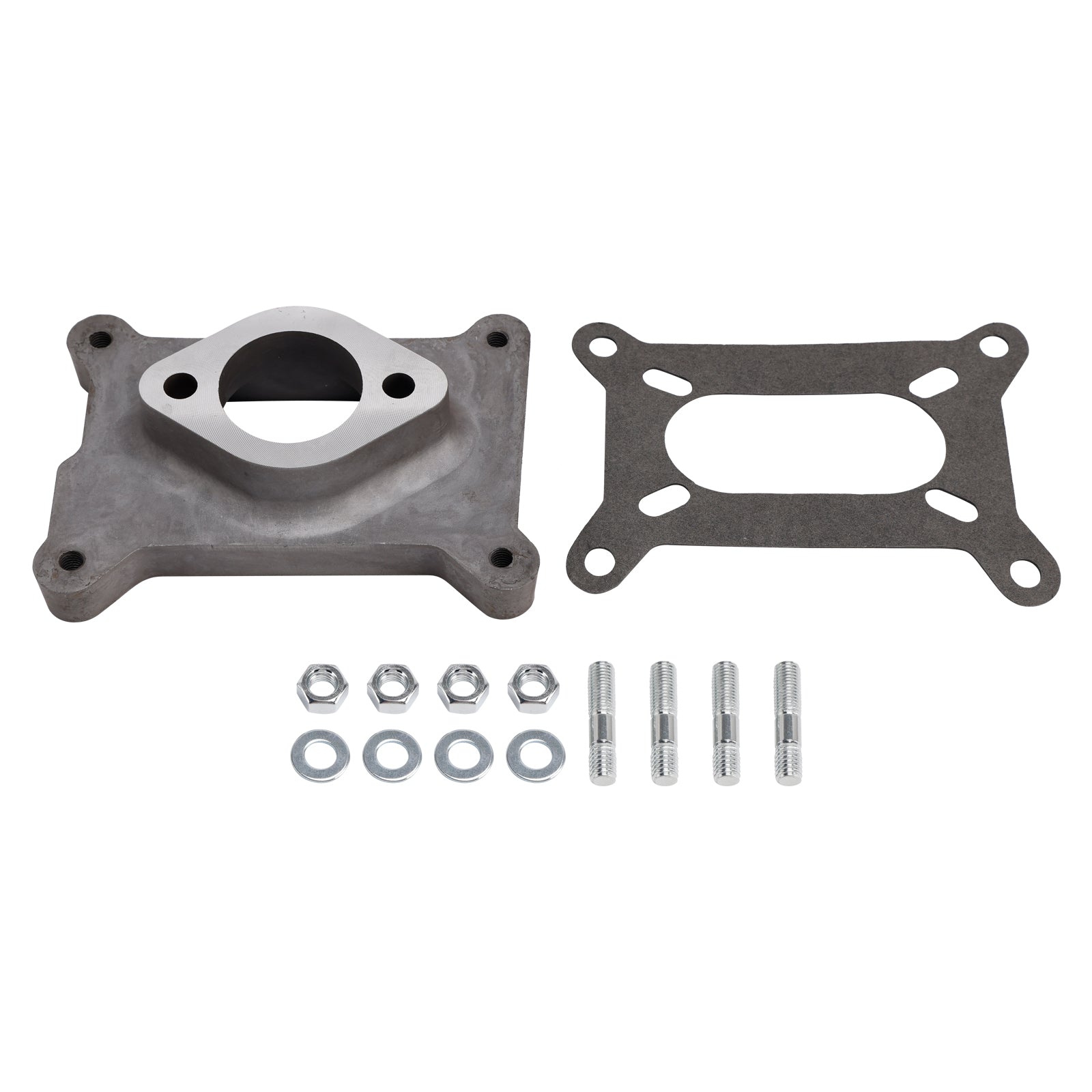 2044 One Natural Aluminum Performance Carburetor Adapter 2044