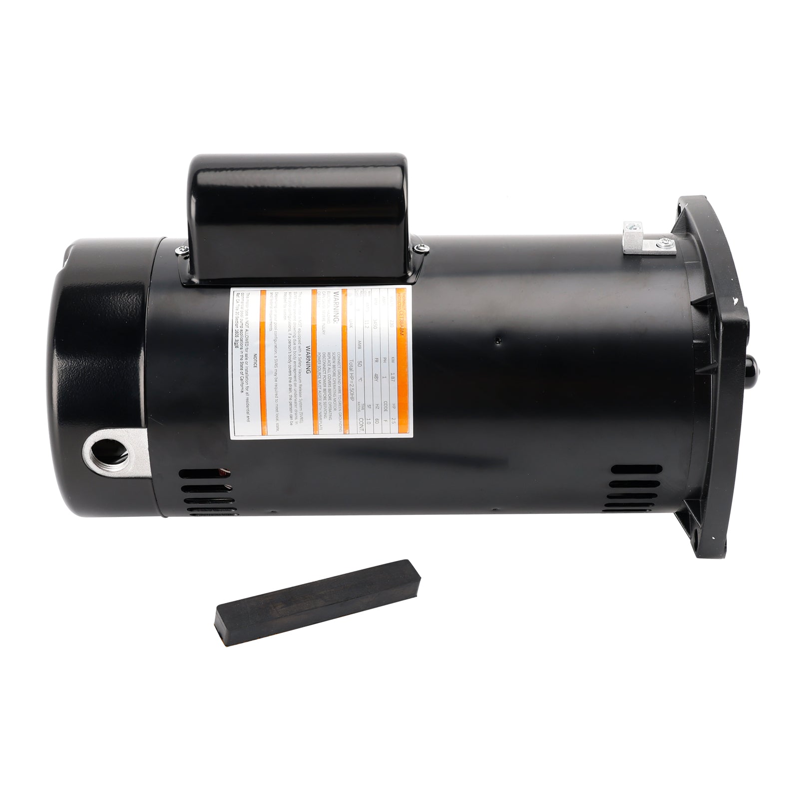 USQ1252 Swimming Pool Motor 2.5HP 230V 48Y Square Flange With PS-200 Seal Kit