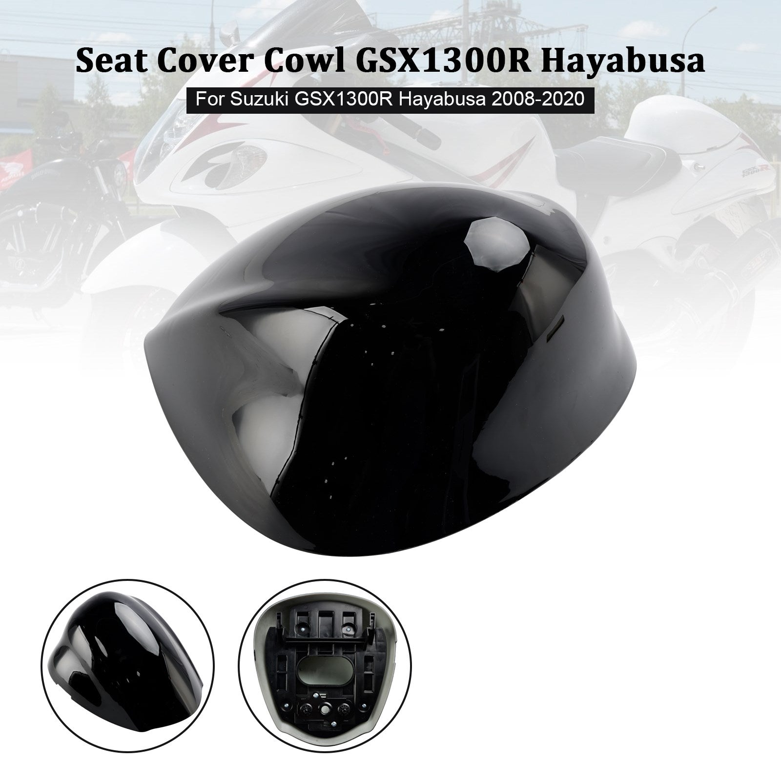 Rear Seat Fairing Cover For Suzuki GSX1300R GSX-R1300 Hayabusa 2008-2020