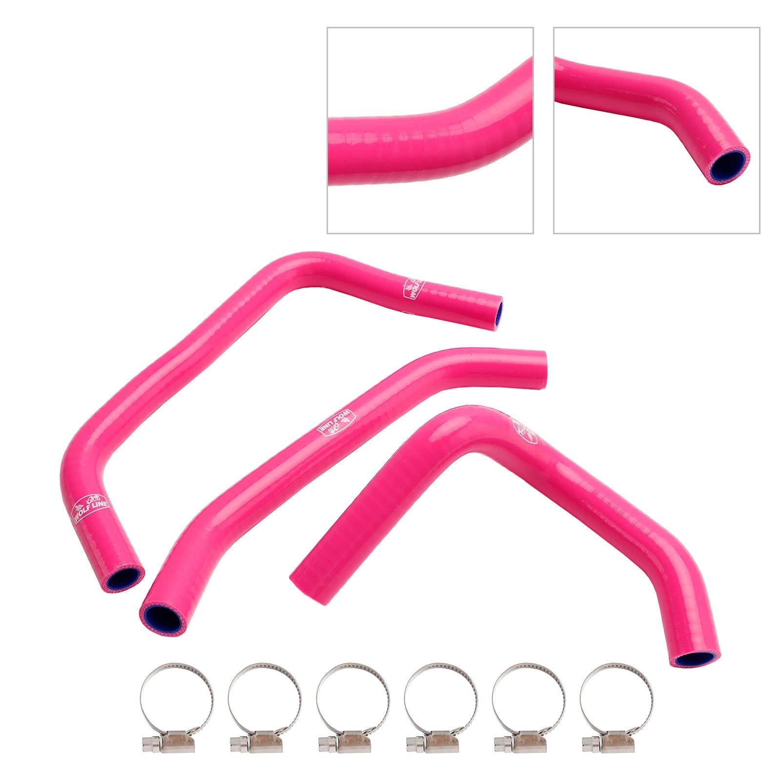 Silicone Radiator coolant Hose kit For Kawasaki ZX4R ZX-4RR 2023-2024