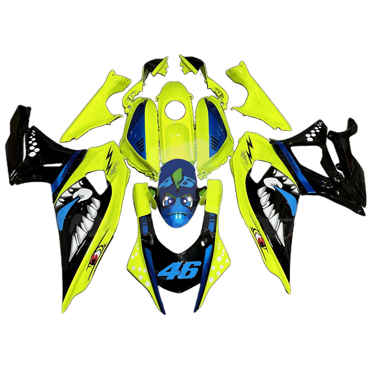 Yamaha YZF-R7 2021-2024 Fairing Kit Bodywork Plastic ABS