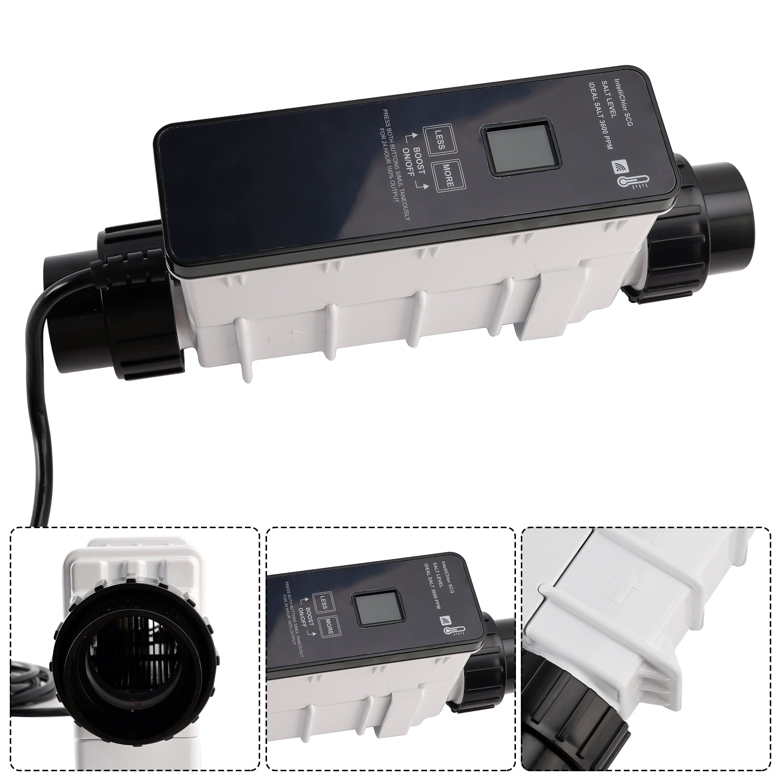 IC40 EC-520555 Replacement Salt Cell Chlorine Generator for In-Ground Pools Up