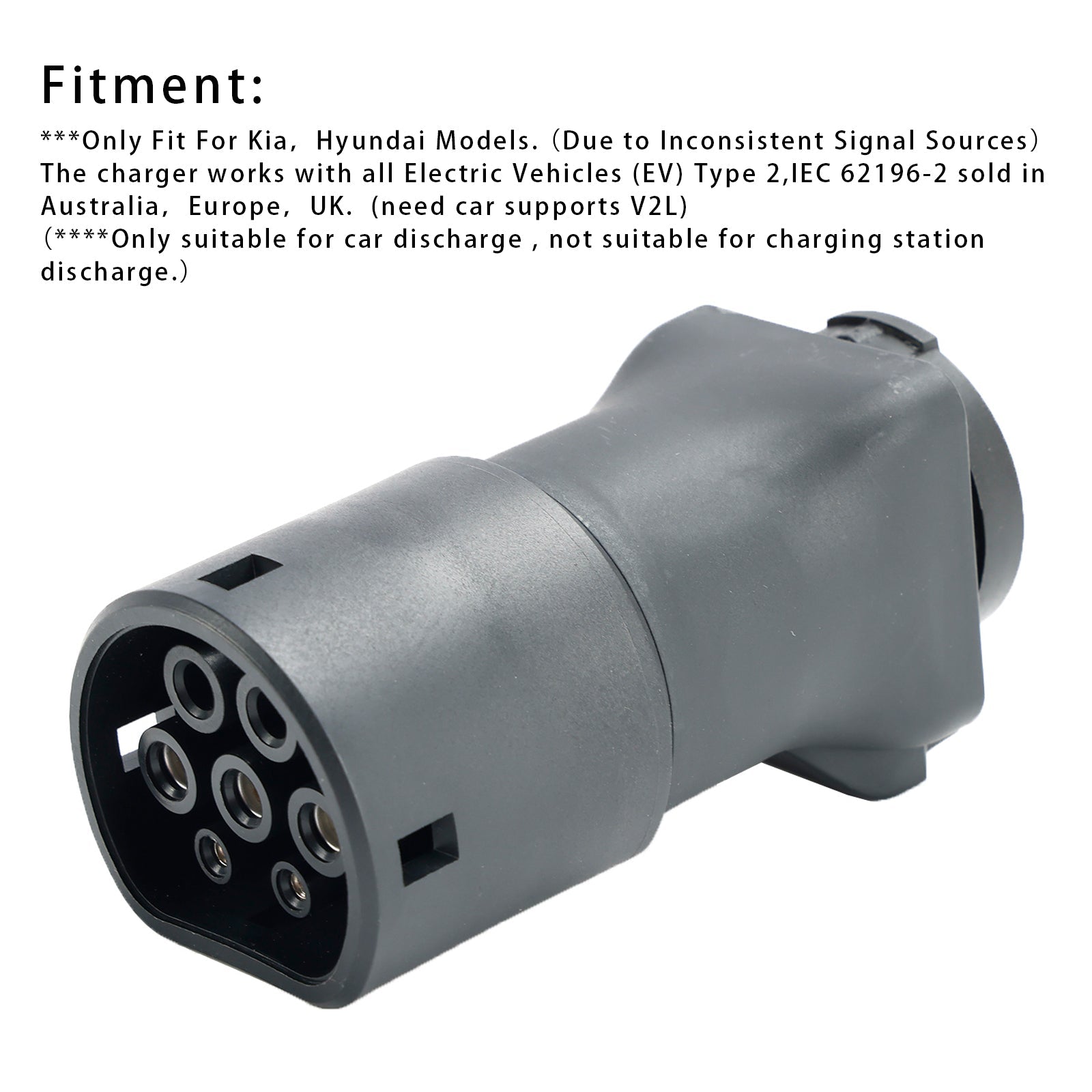 방전 V2L Type 2 - 유로 플러그 EV 충전기 어댑터 16A EVSE IEC62196 플러그