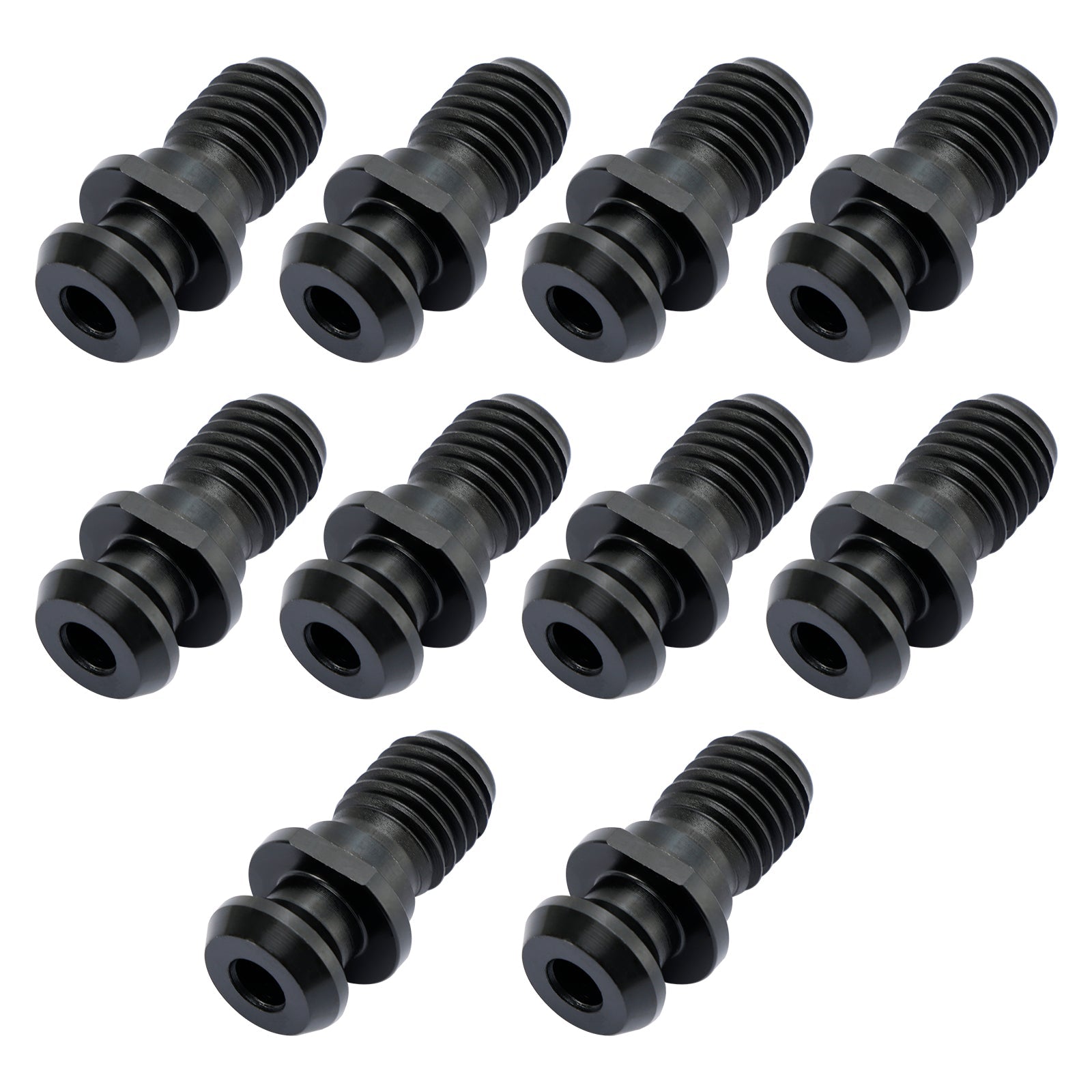 10 Pcs CAT40 45° 0.740" Pull Stud Retention Knob Fits Mazak Fadal CNC Black