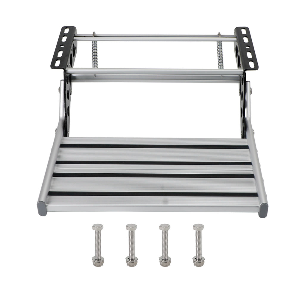 Aluminum Manual Pull Out Drop Down Folding Step Motorhome RV Campervan
