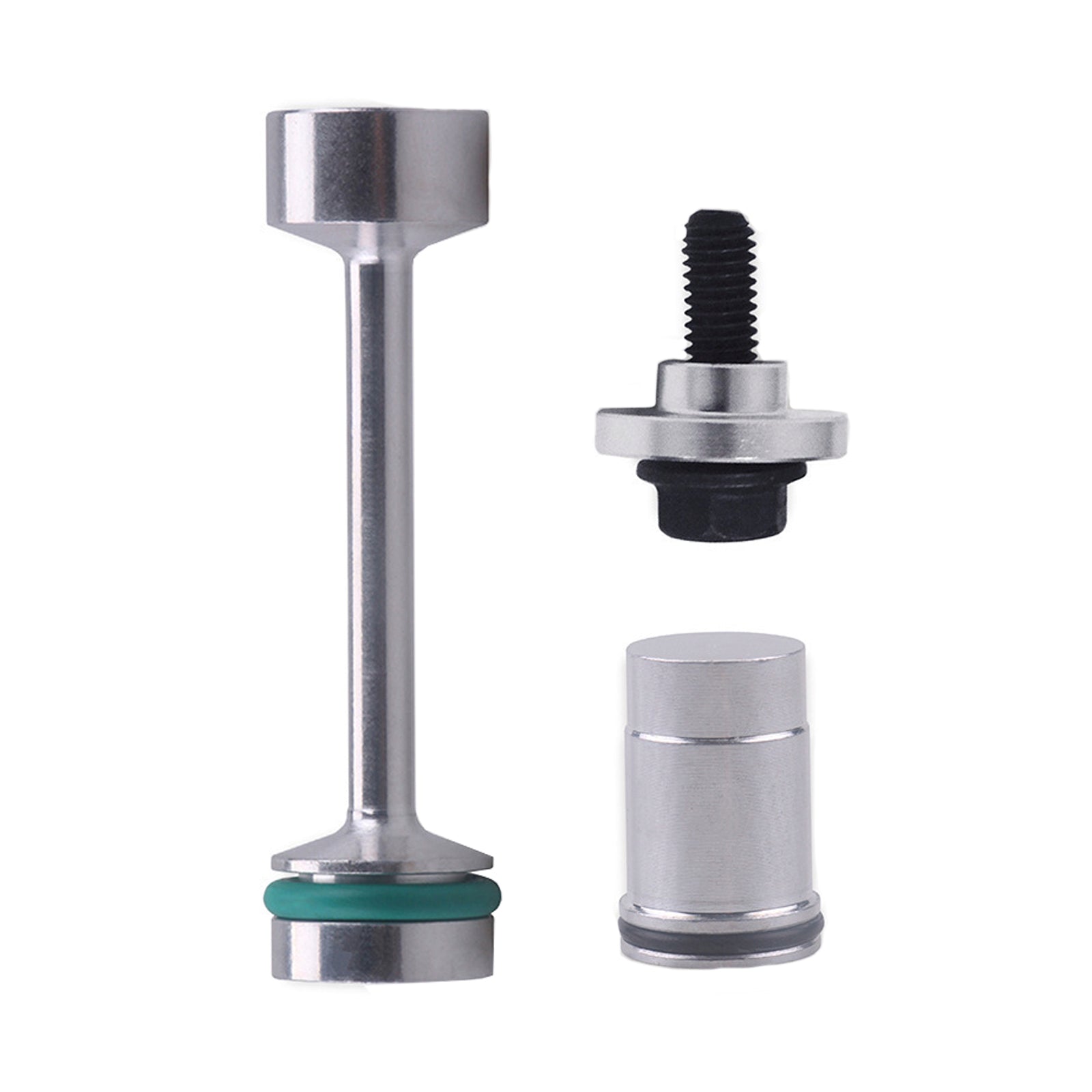 Oil Diverter Barbell & Oil Valve Plug & Oil Pickup Tube Hold Down Kit for GM LS