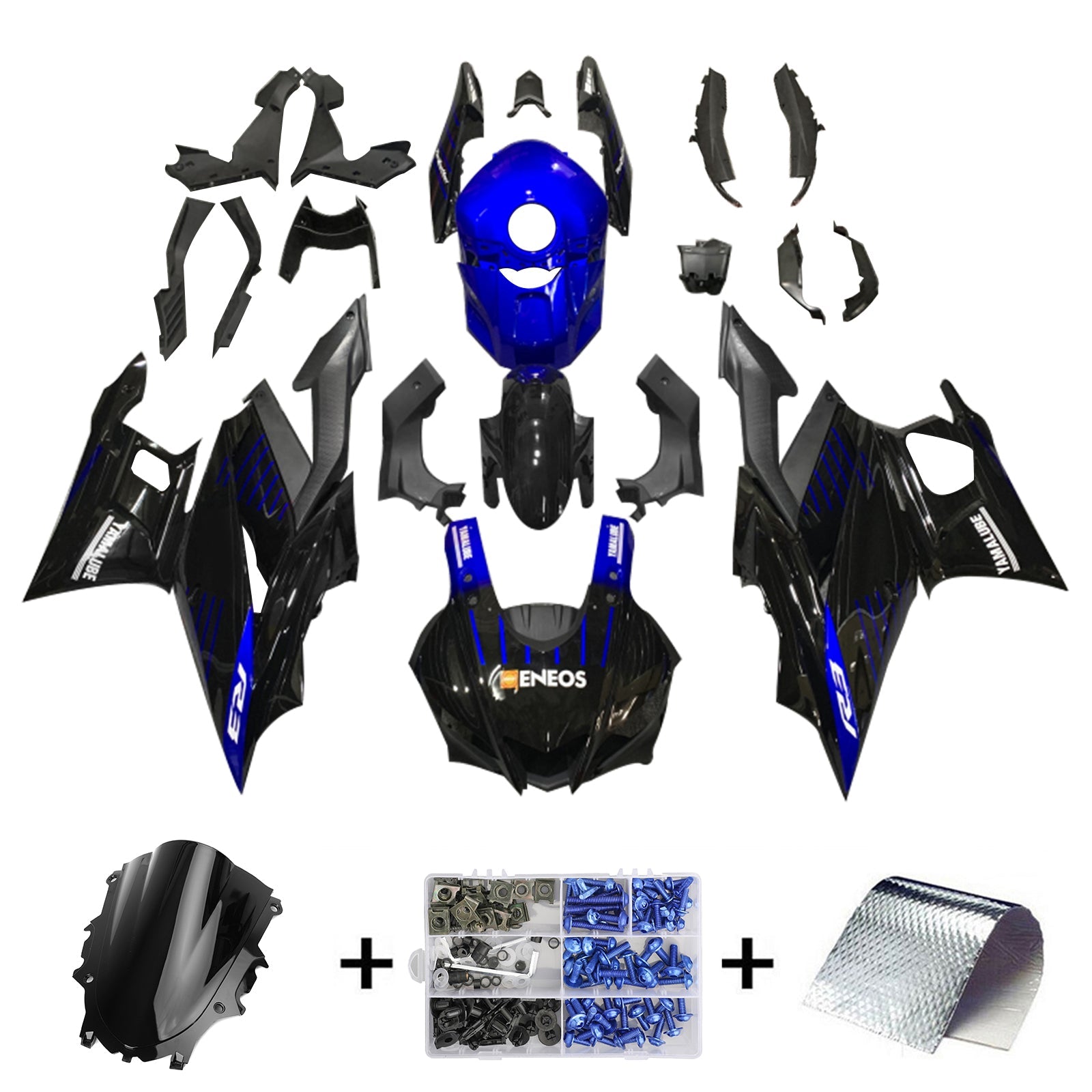 Amotopart Yamaha YZF-R3 R25 2022-2024 Fairing Kit Bodywork Plastic ABS