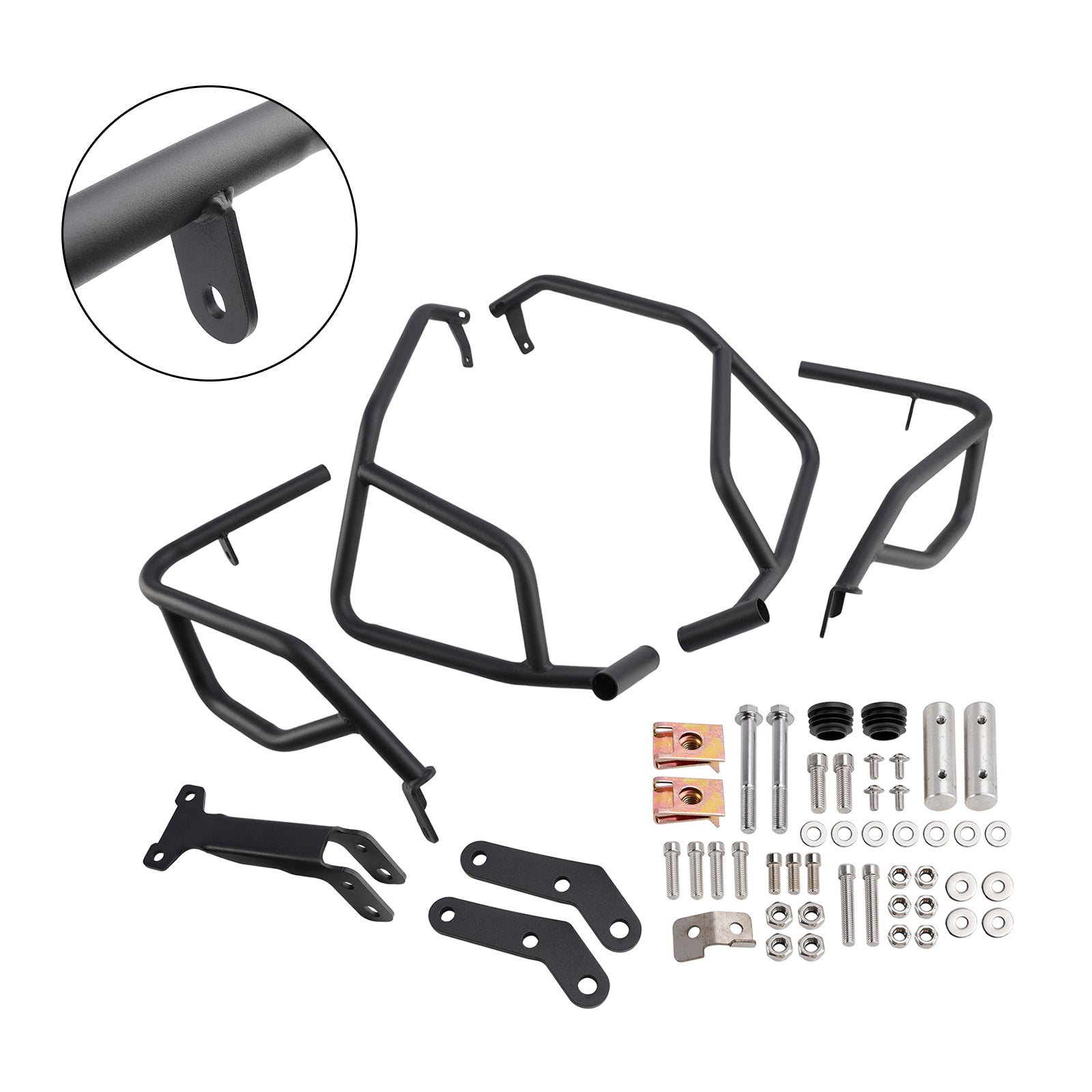 2023-2024 Honda Xl750 Transalp Engine Guard Crash Bar Frame Protector Bumper Silver