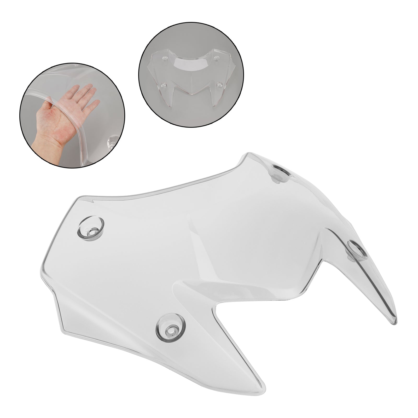 2022-2024 야마하 T-MAX 560 윈드실드 윈드스크린 + 브라켓