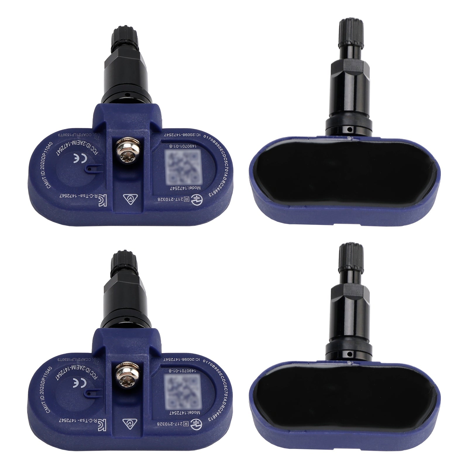 2021-2024 Tesla Model 3 / S / X / Y 4Pcs Bluetooth TPMS Tire Pressure Sensor