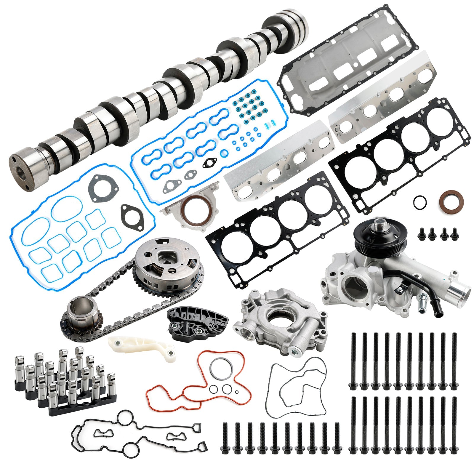 2011-2018 Ram 1500 Sport 5.7L V8 VIN: T MDS (Ram 1500 ST 2011-2019) Lifters Kit Timing Chain Kit Camshaft Kit