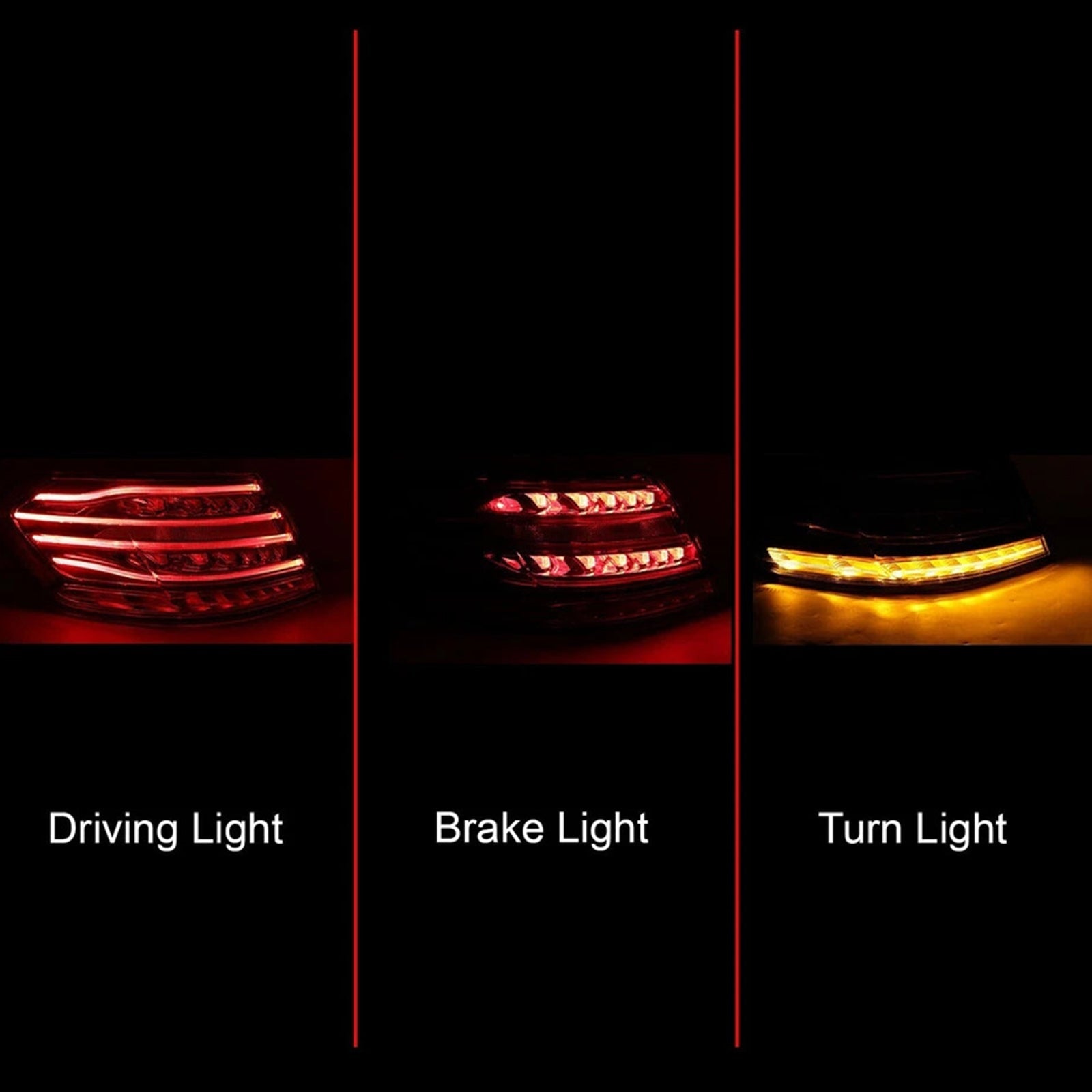 2013-2015 Mercedes-Benz E-CLASS W212 SEDAN FACELIFT Left LED Outer Rear Tail Light Brake Lamp 2129060103 2129060757 2129060703