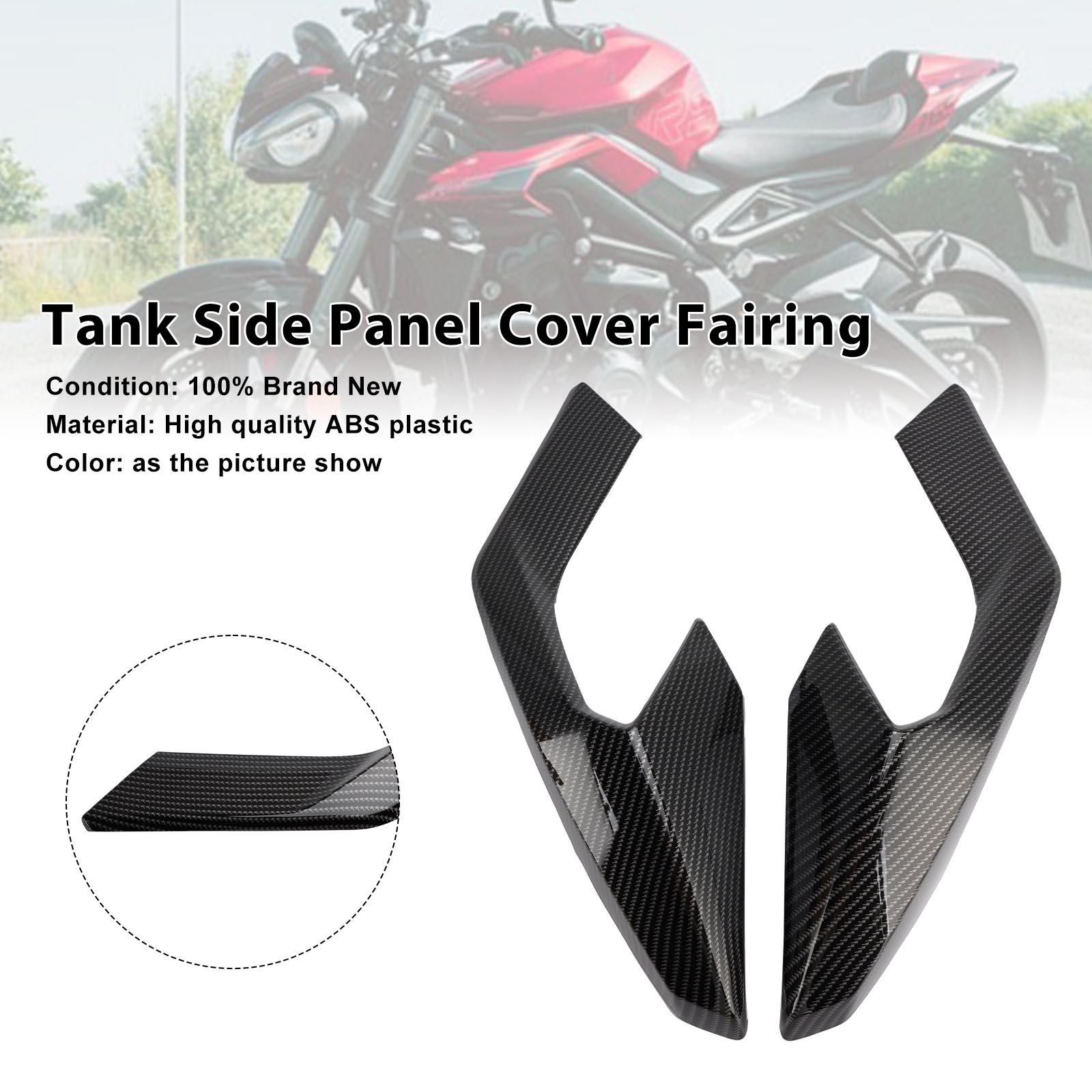 2023-2025 Street Triple 765 R/RS Tank Side Cover Panel Fairing