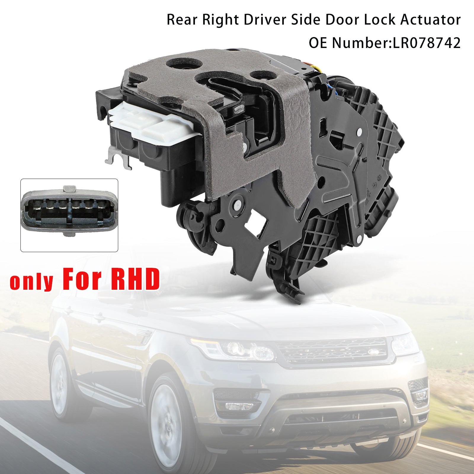 2014-2022  Land Rover Range Rover Sport Rear Right Door Lock Actuator LR078742