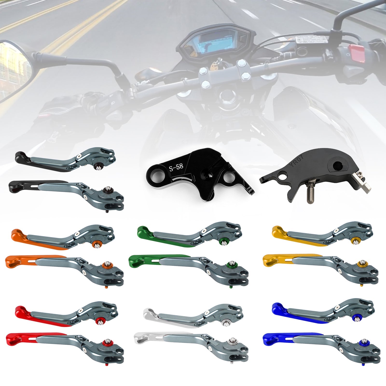 Adjustable Clutch Brake Lever fit for YAMAHA YZF R7 MT-10/SP FZ-10/SP 2022-23