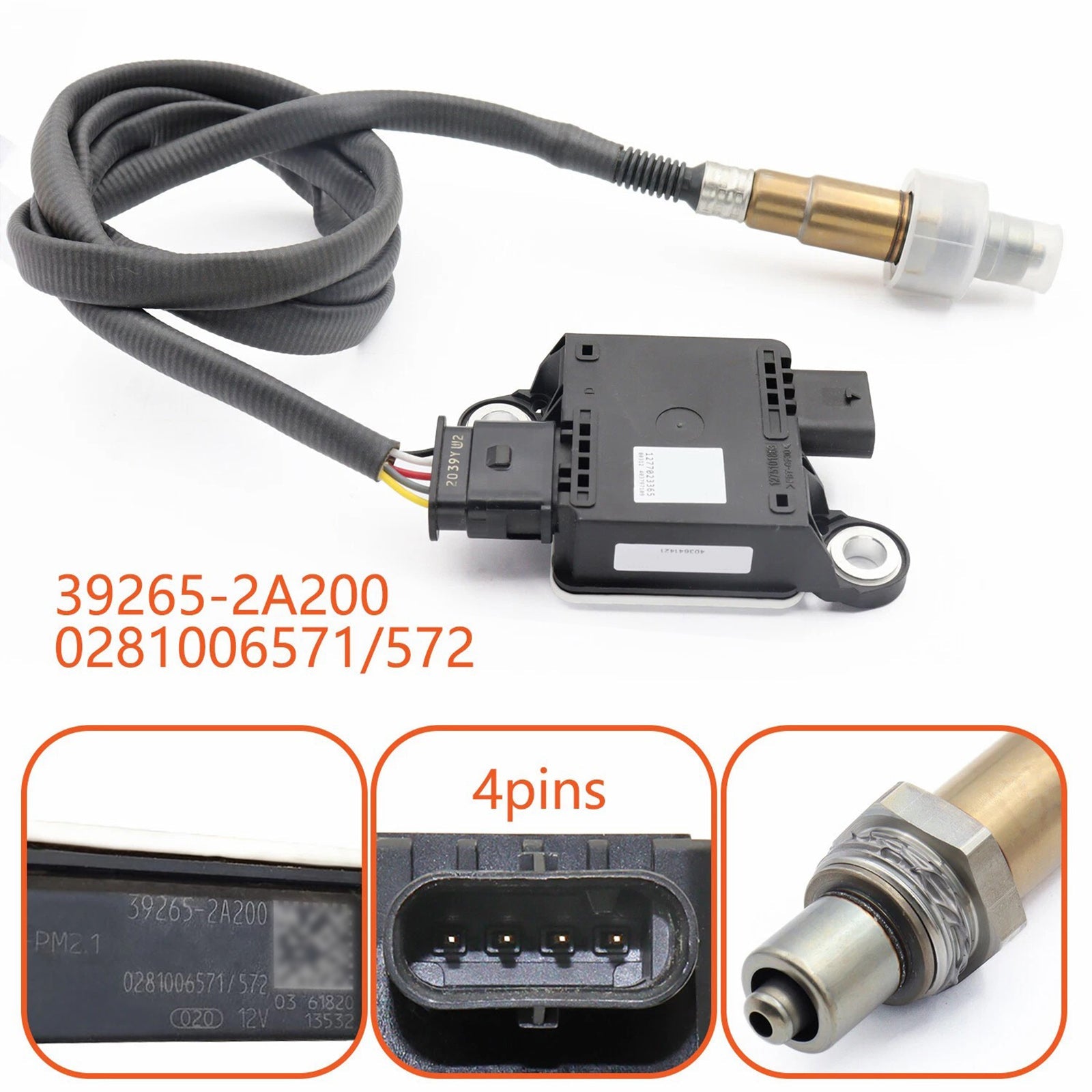 03/2013-07/2018 For KIA PRO CEE'D (JD) 1.6 CRDi 110 Hatchback Diesel Particle Matter Sensor 39265-2A200