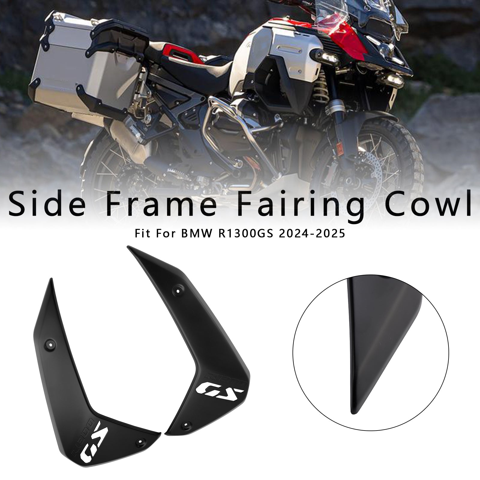 2024-2025 BMW R1300GS Side Frame Fairing Cowl Guards Radiator Cover