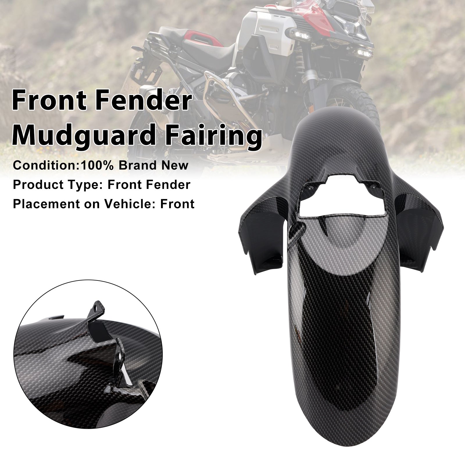 2024-2025 BMW R1300GS Front Fender Mudguard Fairing