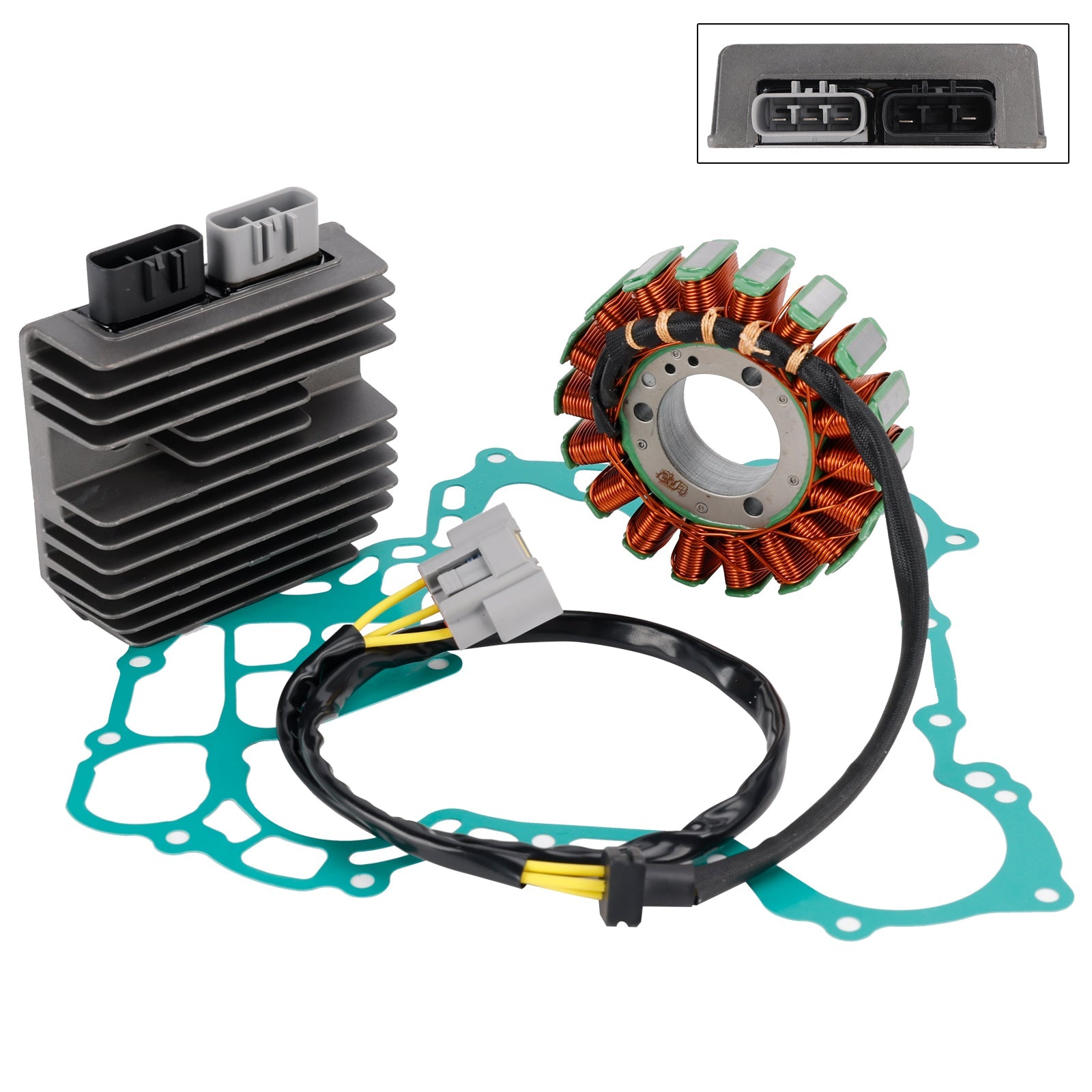 2018 for Can-Am Maverick X3 Max Turbo STD Stator Regulator Rectifier & Gasket 420296908