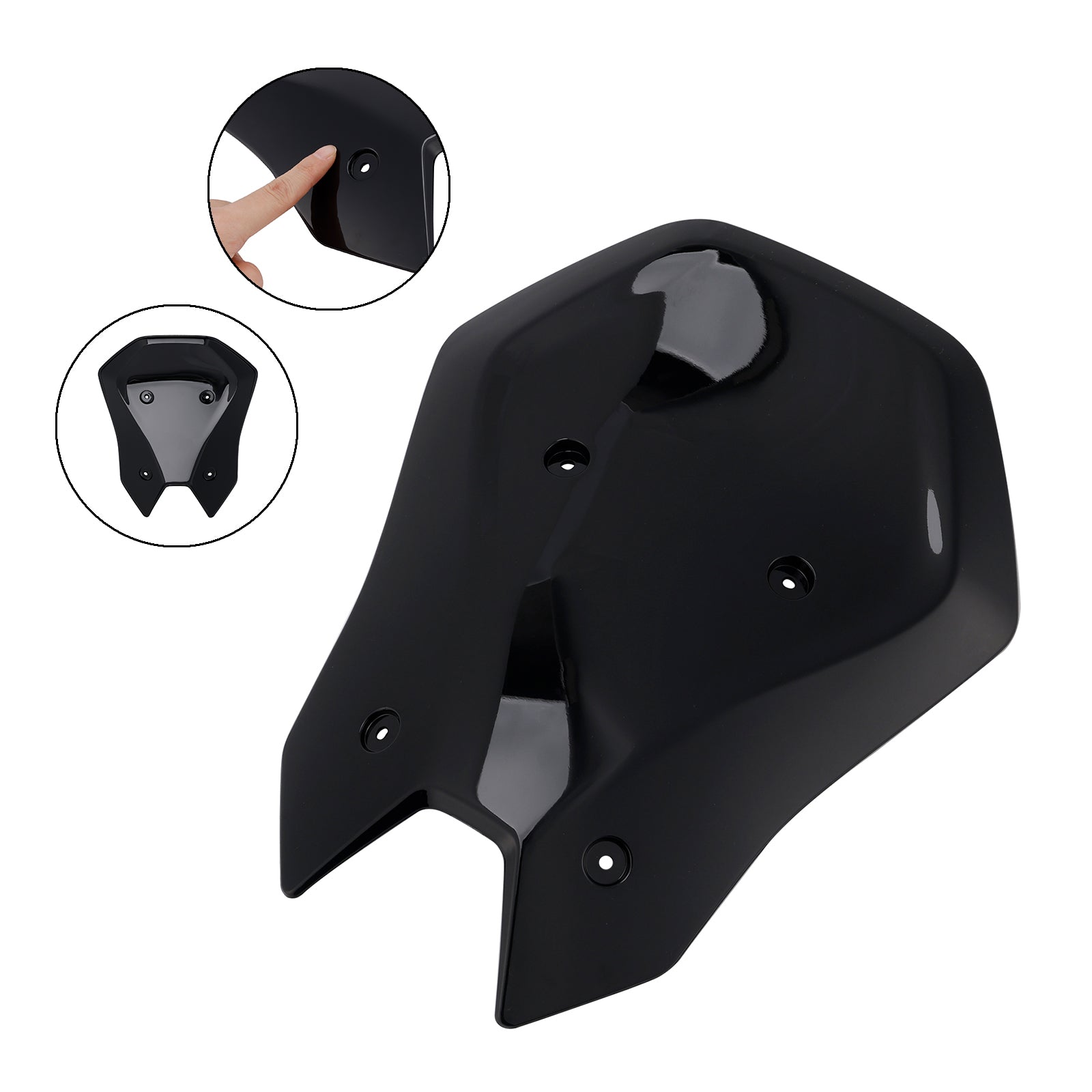 2025- KAWASAKI Z900 ABS Plastic Windshield Windscreen