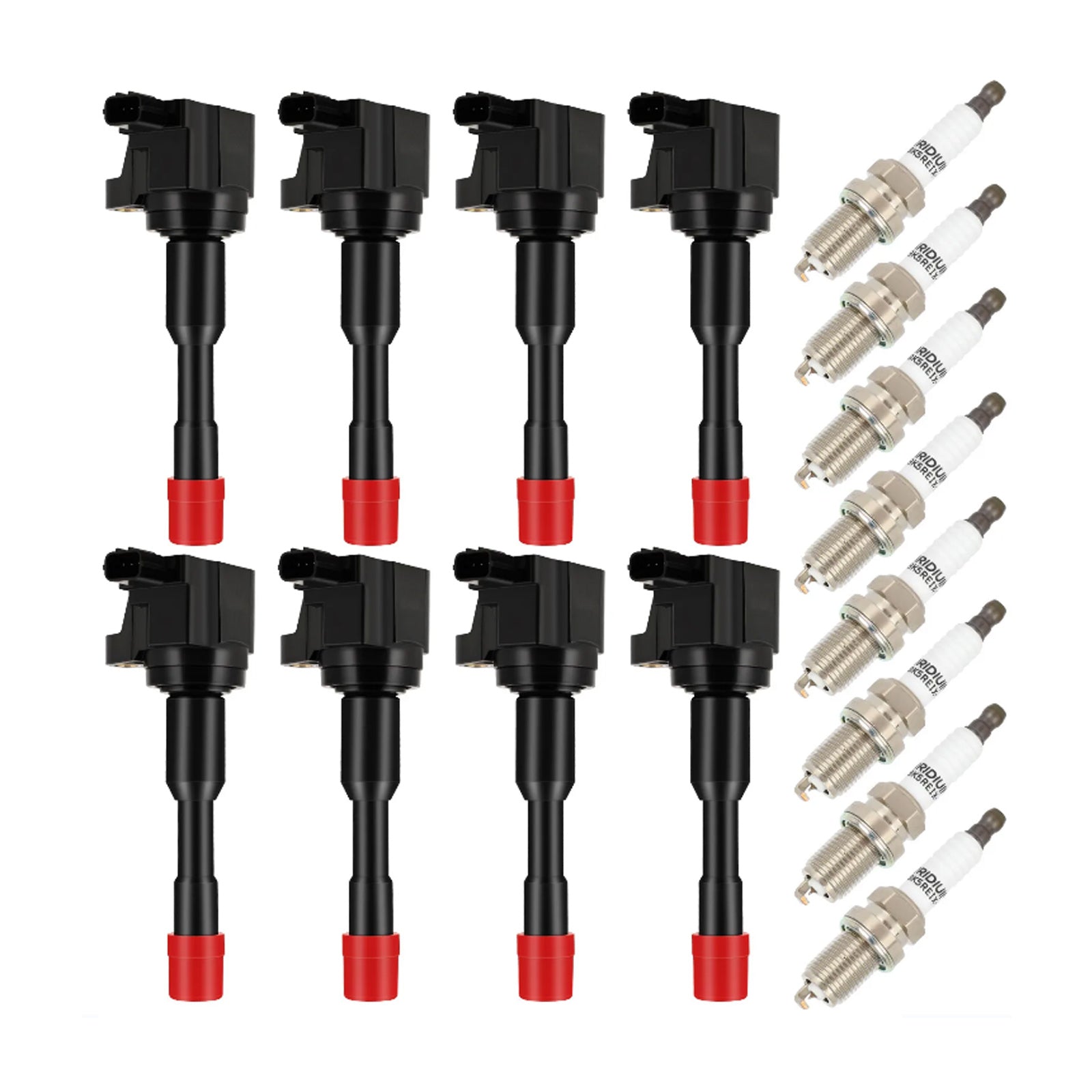 8x Ignition Coil +Spark Plug UF374 For Honda Civic Hybrid L4 2006-2010