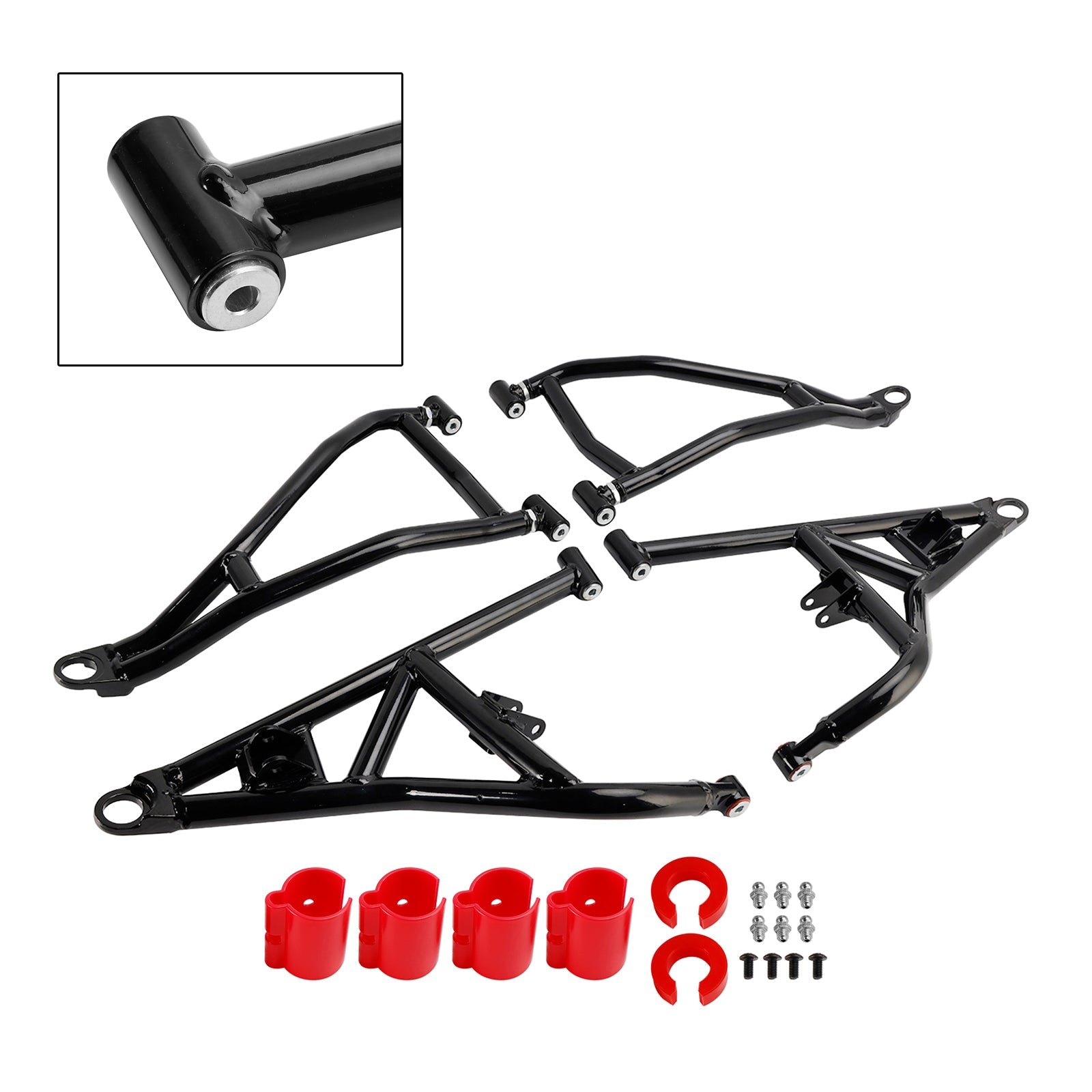 A-Arm Set Front Upper Lower Kit For Polaris Rzr Xp/4 1000 2014+ Turbo 2016+