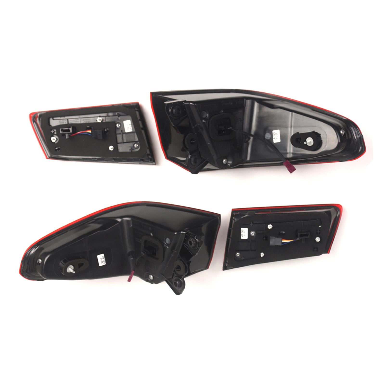 2018-2020 BMW 5 Series G30 G38 L&R Red LED Tail Lights Rear Lamp Assembly