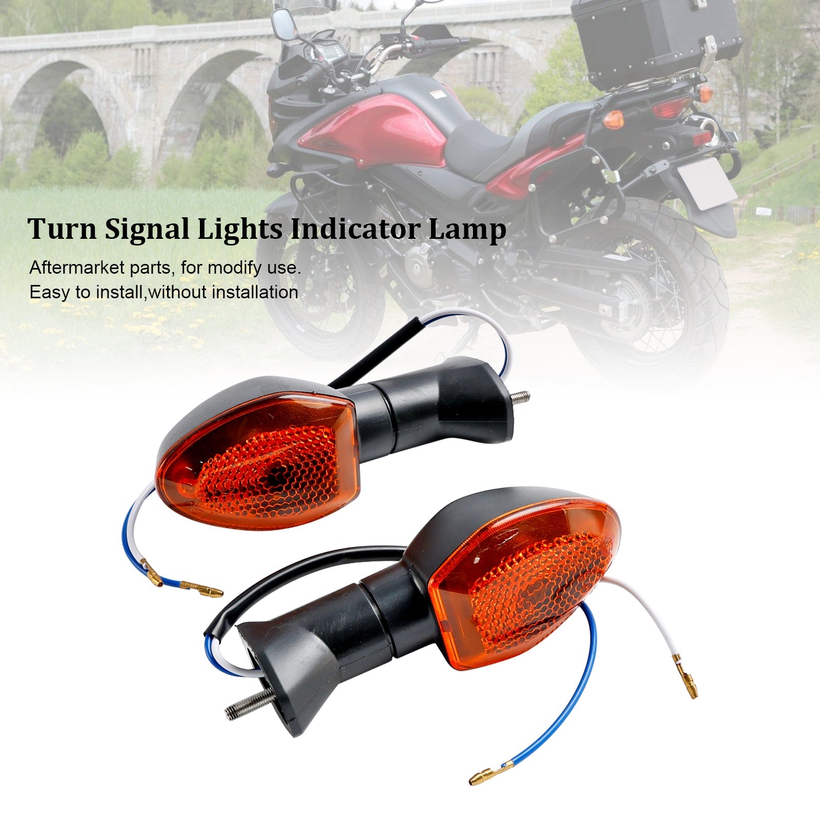 Turn Signal Lights Indicator Lamp For Suzuki V-Strom 650 1000 1050 GSX-S 750