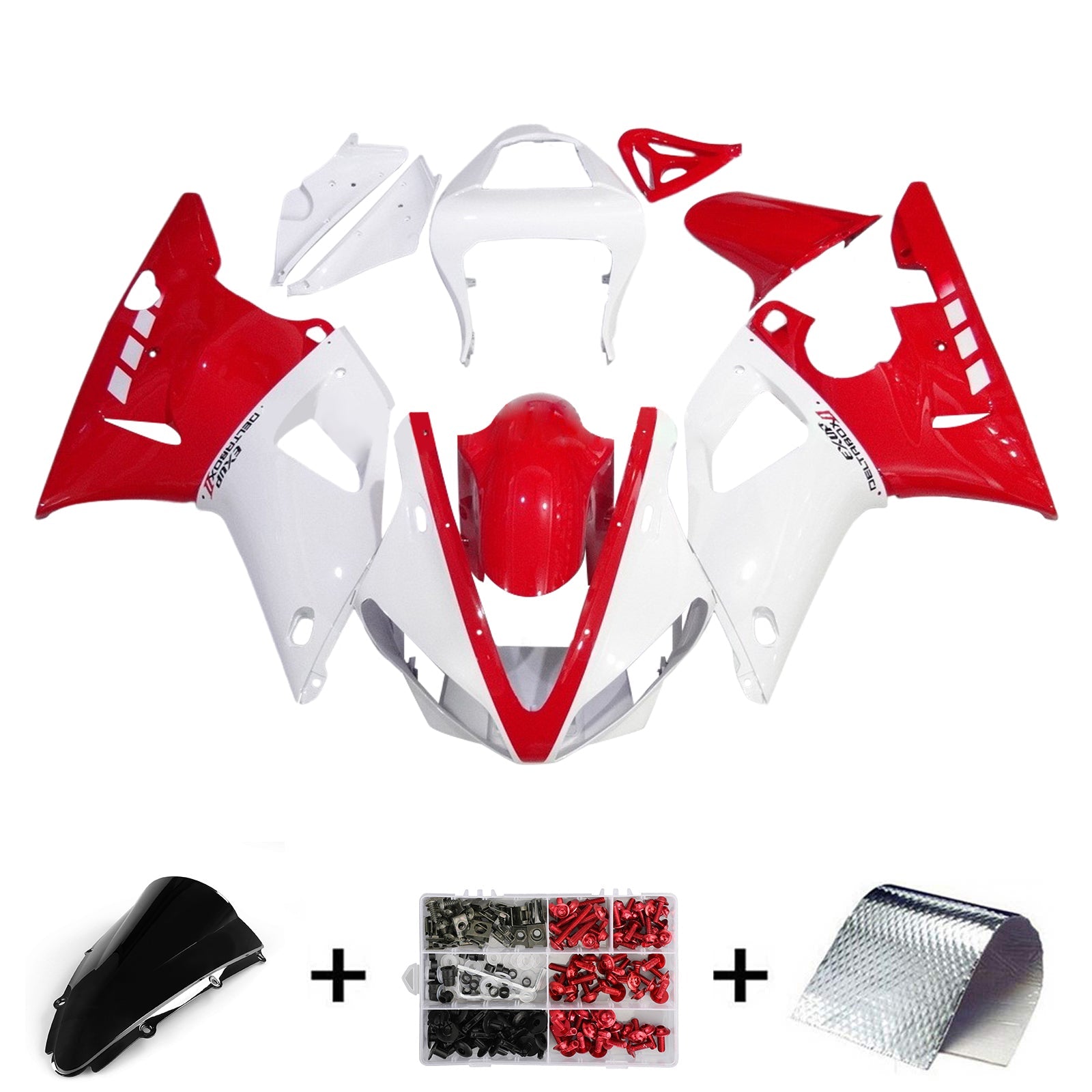 Yamaha YZF 1000 R1 2000-2001 Fairing Kit Bodywork Plastic ABS