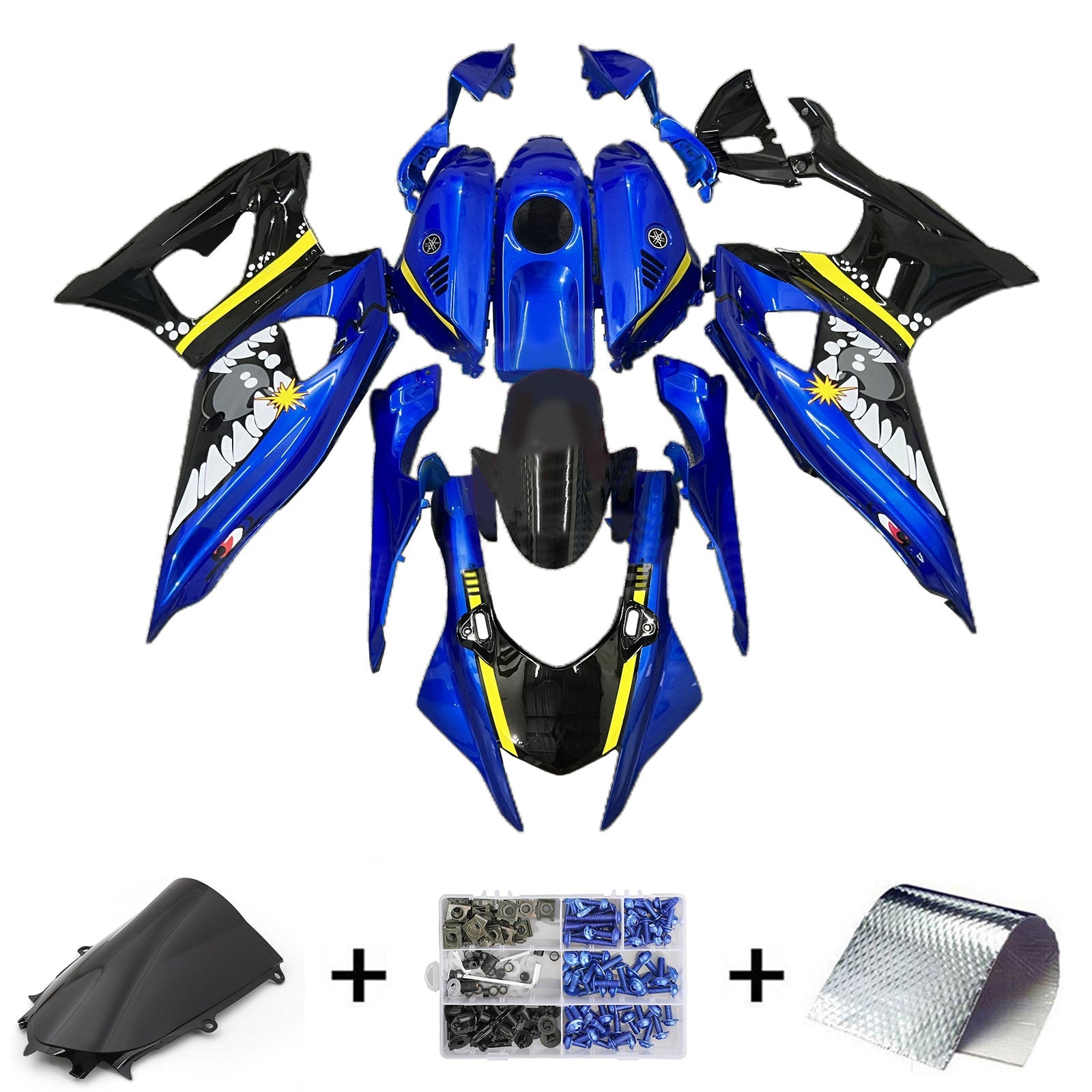 Yamaha YZF-R7 2021-2024 Fairing Kit Bodywork Plastic ABS